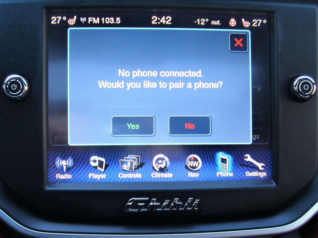 2016 Maserati Ghibli SQ4 BSA ACC NAVI CAMERA SUNROOF H/C SEATS H. STEERING Photo