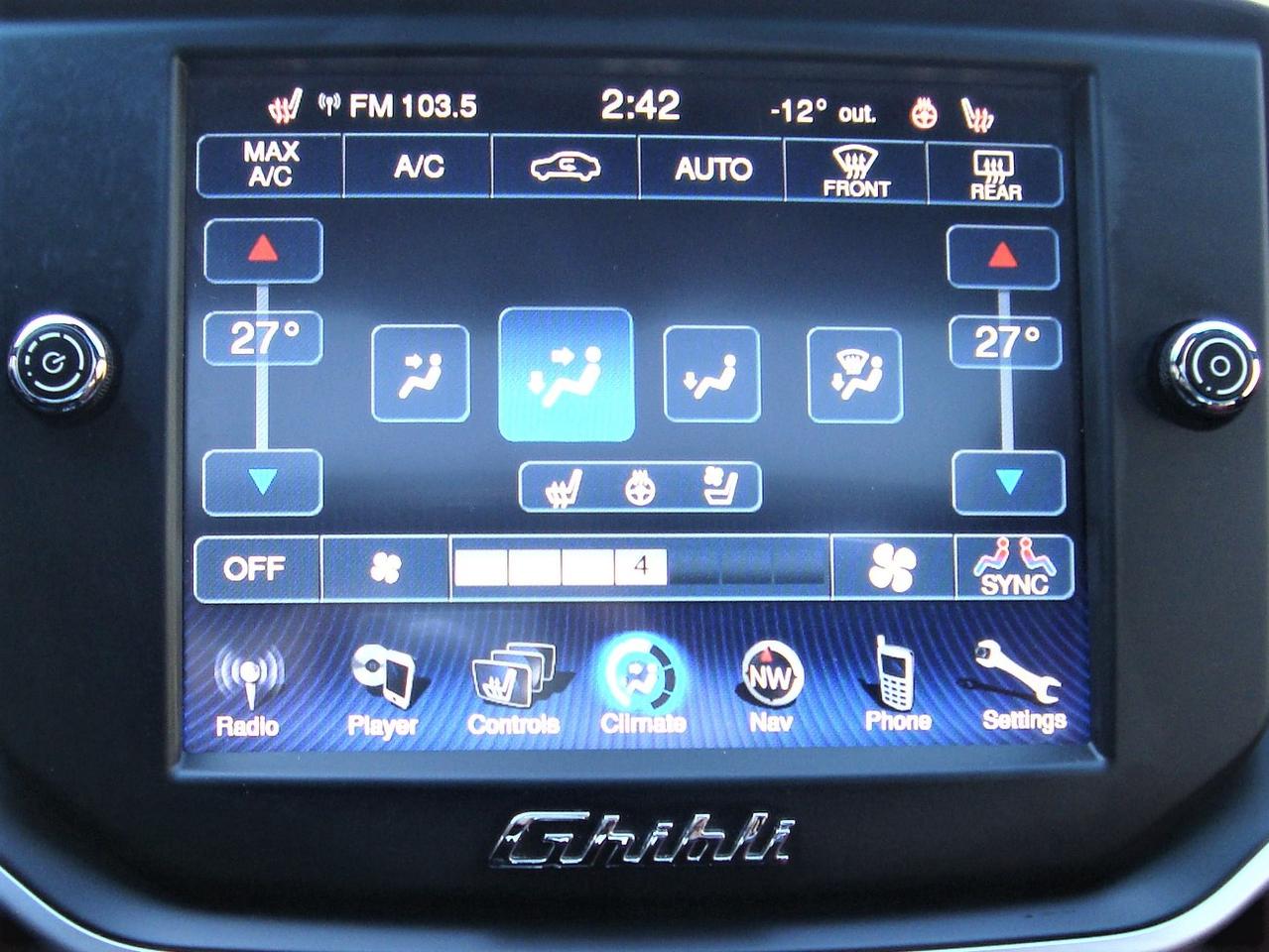 2016 Maserati Ghibli SQ4 BSA ACC NAVI CAMERA SUNROOF H/C SEATS H. STEERING Photo