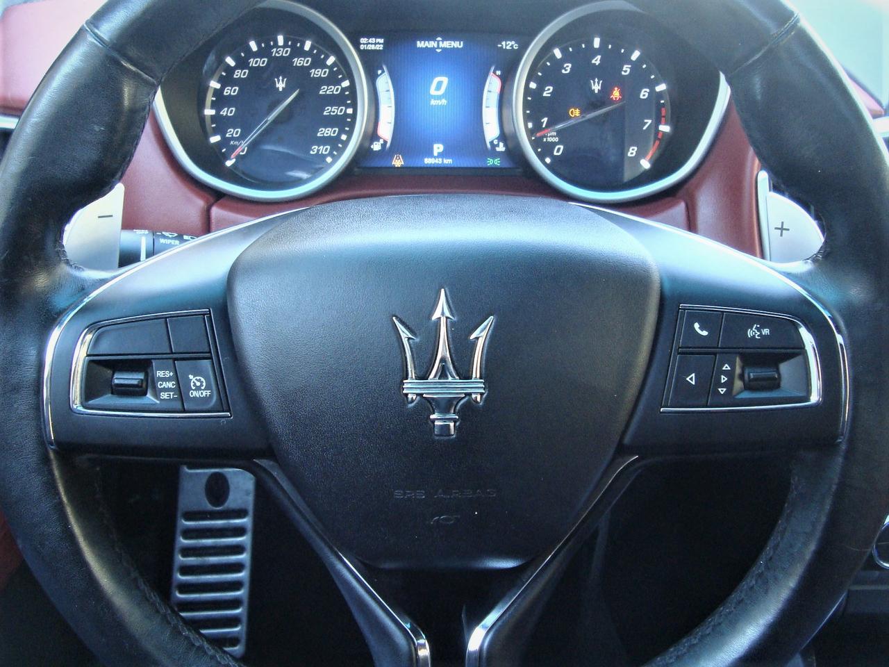 2016 Maserati Ghibli SQ4 BSA ACC NAVI CAMERA SUNROOF H/C SEATS H. STEERING Photo