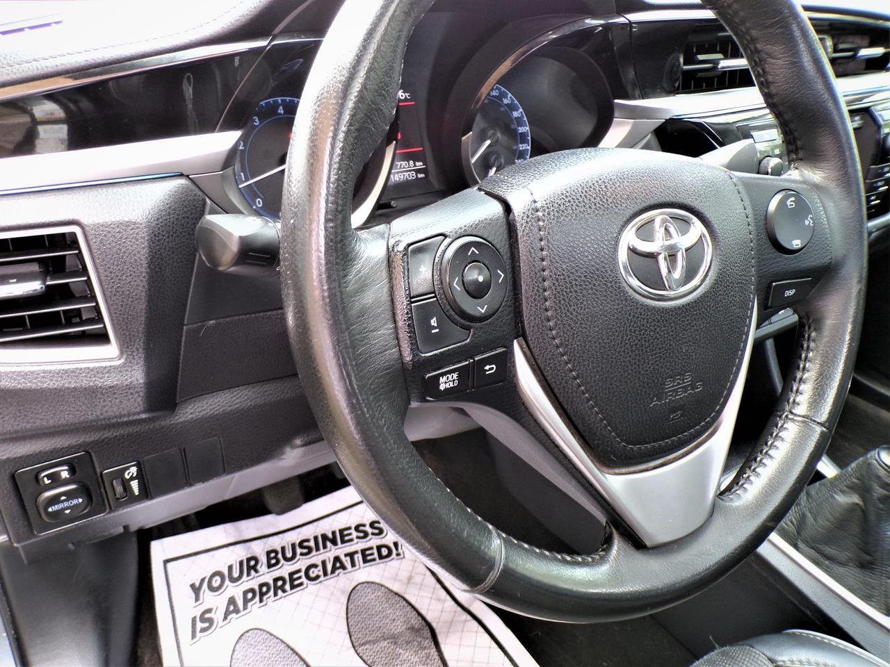 2015 Toyota Corolla S | 1 OWNER | CAMERA | SUNROOF | H. SEATS | B.T. Photo