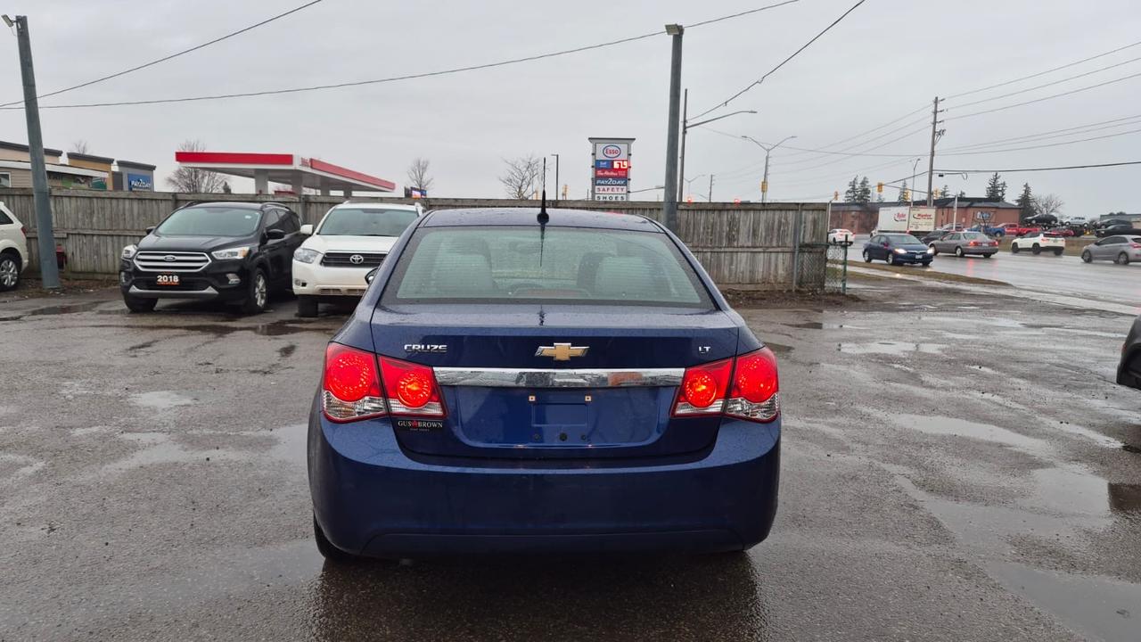2012 Chevrolet Cruze LT Turbo, ONLY 162KMS, WELL MAINTAINED, CERTIFIED Photo3
