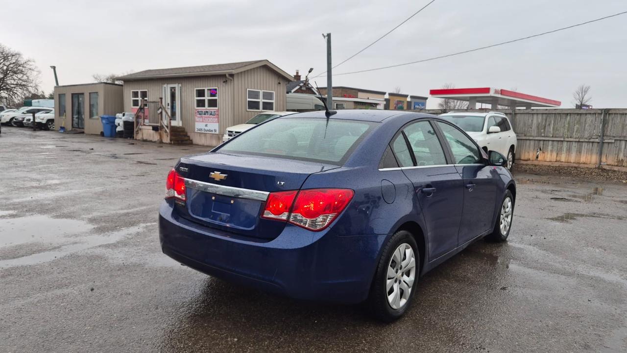 2012 Chevrolet Cruze LT Turbo, ONLY 162KMS, WELL MAINTAINED, CERTIFIED Photo