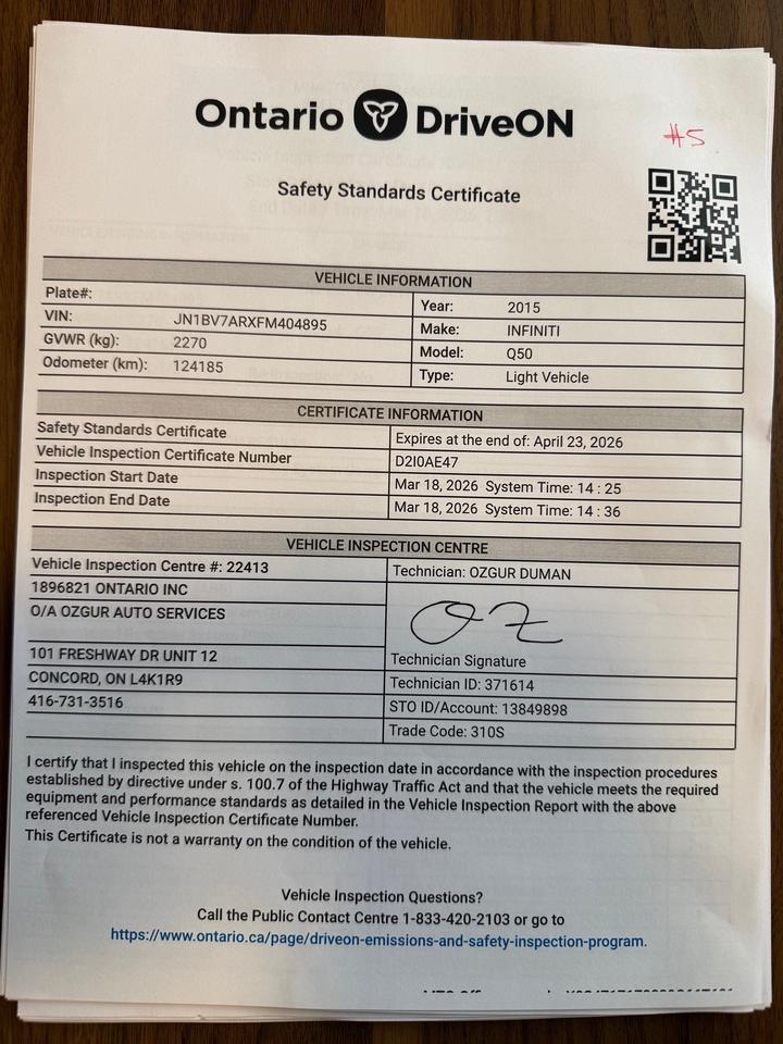 2015 Infiniti Q50 Sport Photo