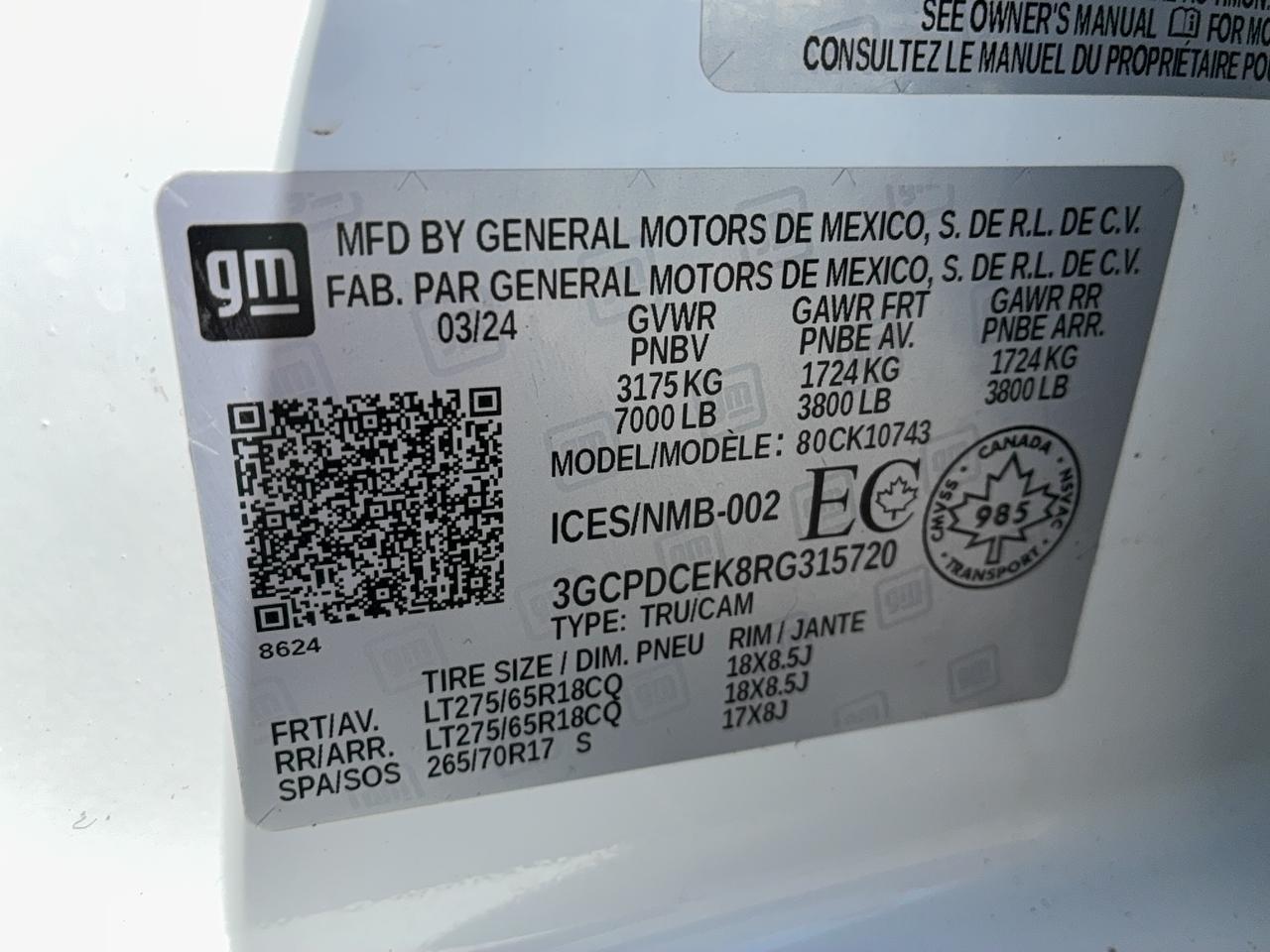 2024 Chevrolet Silverado 1500 CustomTrailBossZ71CrewCab 4WD 2.7L4cylGas 6'7"Box Photo