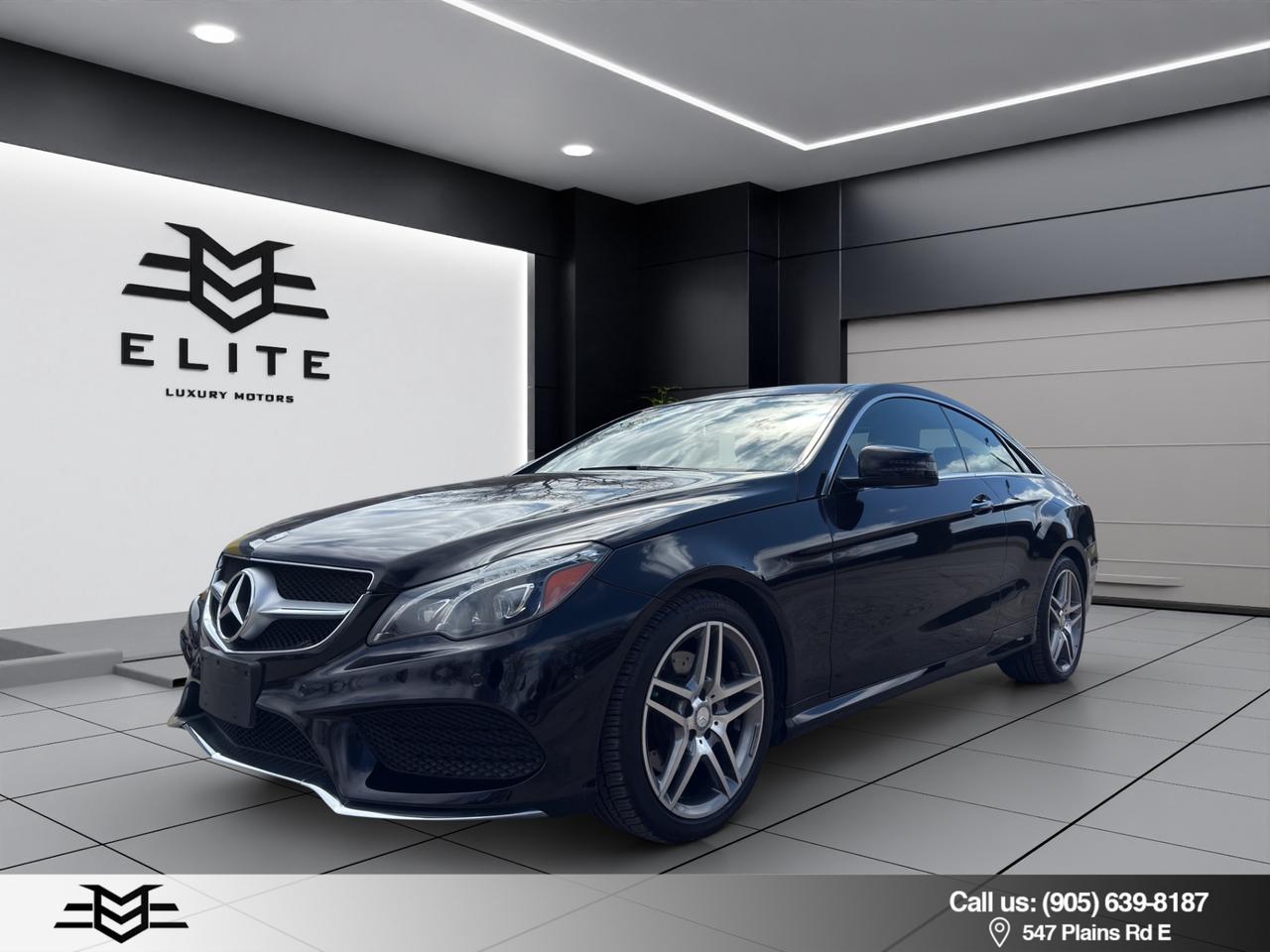 2016 Mercedes-Benz E-Class E400 4MATIC COUPE - AMG PKG - NAVI - LEATHER !! Photo3