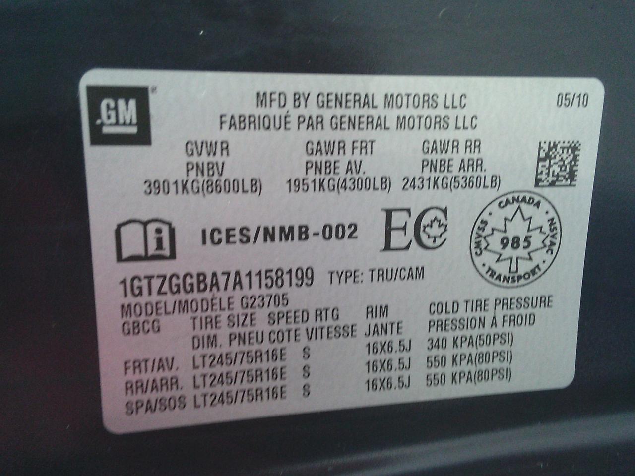 2010 GMC Savana 2500 Passenger WheelChair Van 2500 155 RWD Photo