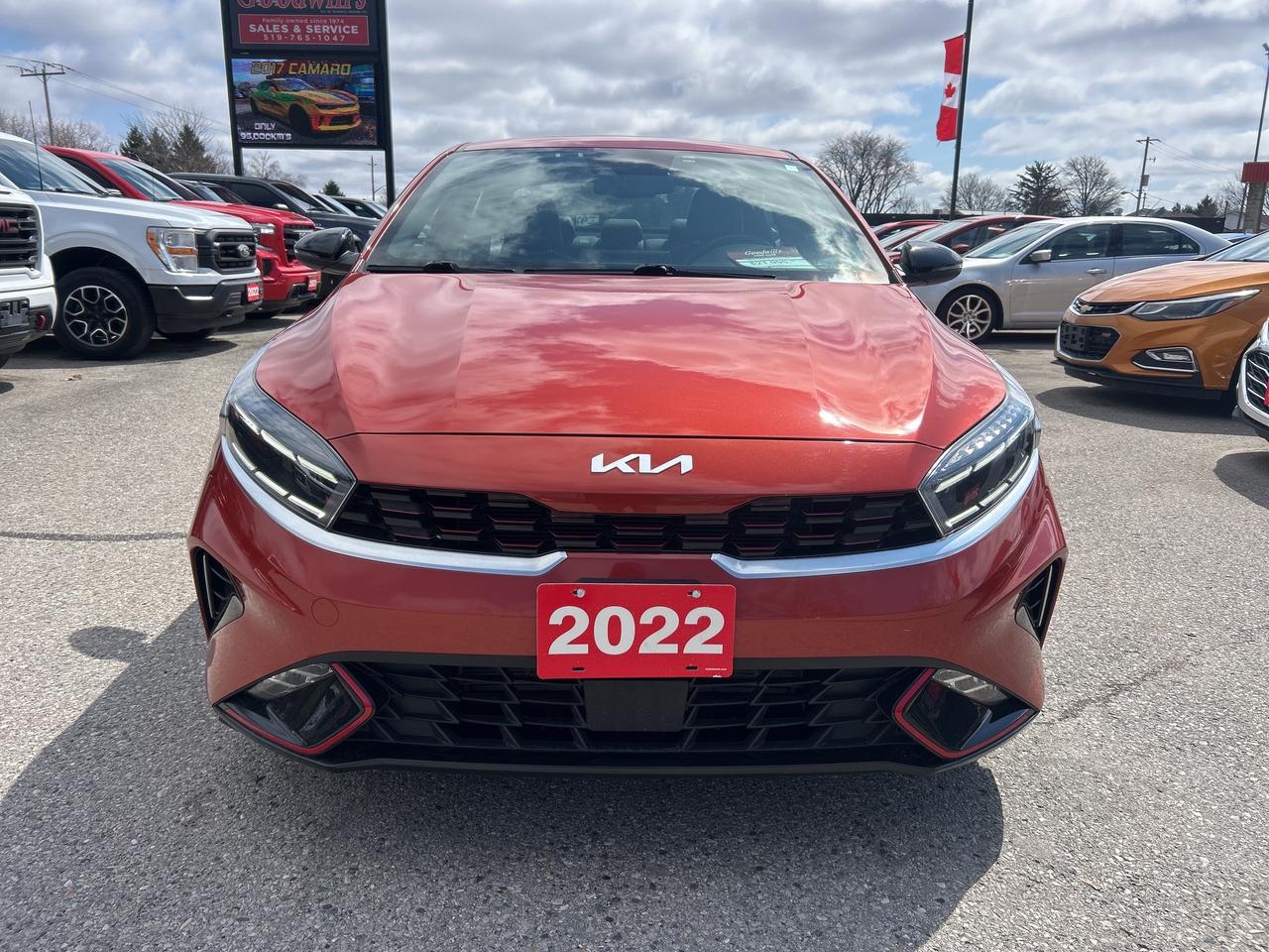 2022 Kia Forte GT-LINE, AUTO, CLEAN CARFAX, LEATHER, REMOTE START - Photo #9