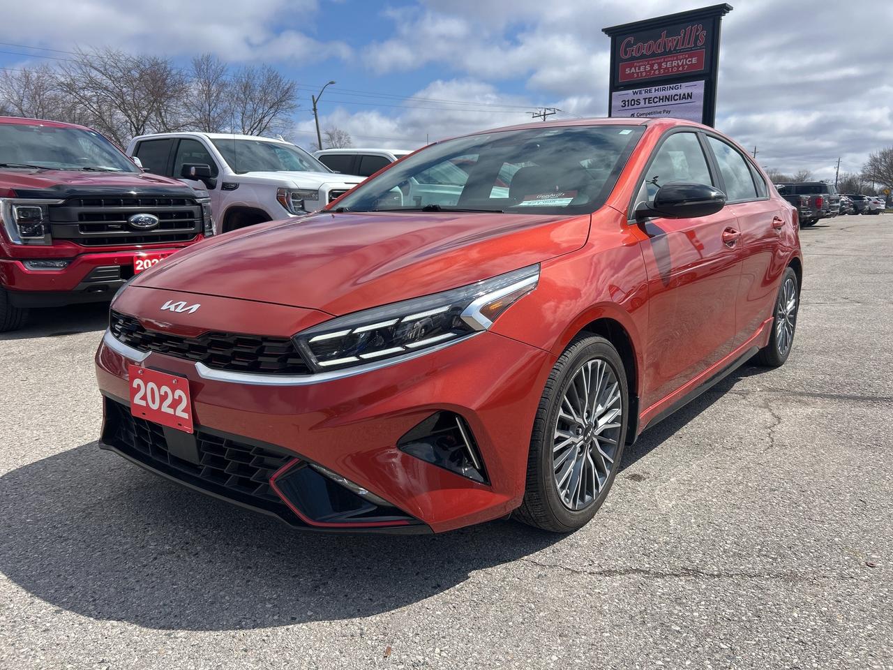 2022 Kia Forte GT-LINE, AUTO, CLEAN CARFAX, LEATHER, REMOTE START - Photo #10