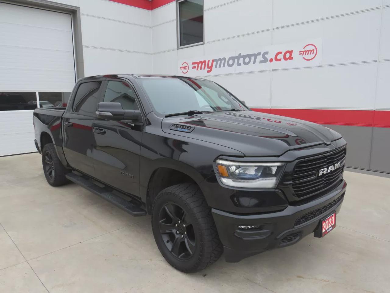 2023 RAM 1500 Sport | One Owner | Clean Title | No Accidents | Running Boards | Trailer Hitch | Leather Trim | Push Button Start | Photo