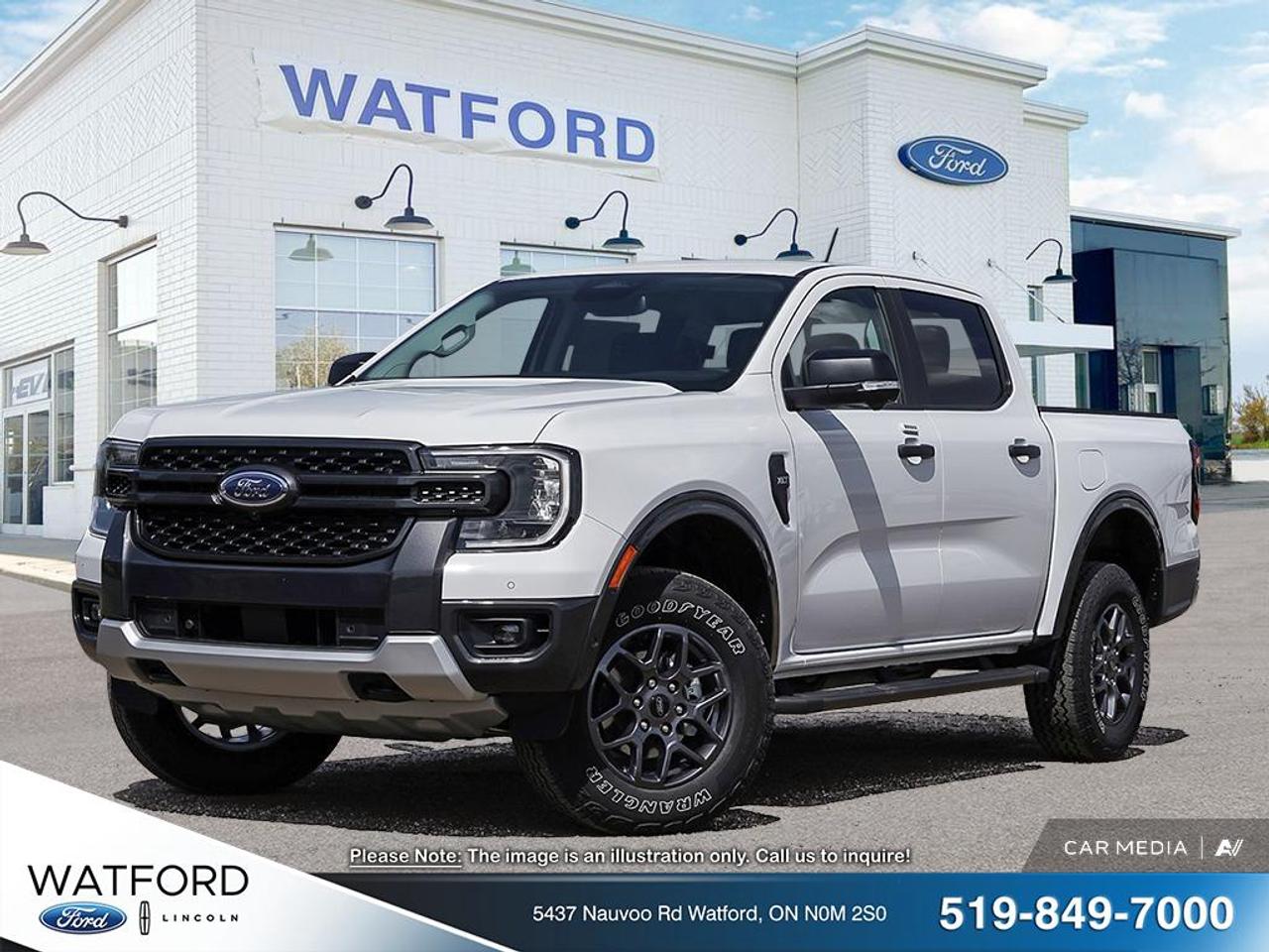 Built to handle work, travel, and daily driving with ease, this brand new 2026 Ford Ranger XLT offers the strength and confidence truck buyers want. Finished in White and equipped with an automatic transmission, this midsize pickup delivers modern capability in a smart, practical package at Watford Ford in Watford.

The 2026 Ford Ranger XLT brings a balanced mix of toughness, comfort, and useful technology. Its fresh design, proven truck layout, and easy-to-drive size make it a strong fit for busy weekdays and weekend plans. For drivers who want a new pickup with real versatility, this Ranger XLT is ready.

FEATURES OF THE Ranger XLT
»» Distinctive XLT exterior trim details
»» Practical midsize pickup truck design
»» Four-door cab for everyday versatility
»» Automatic transmission for smooth operation

TRUCK FEATURES
»» Built for towing, hauling, and work
»» Durable pickup bed for cargo needs
»» Strong truck stance with useful capability
»» Midsize dimensions aid easier manoeuvring

ADVANCED SAFETY FEATURES
»» Engineered with modern Ford safety focus
»» Strong body structure supports occupant protection
»» Designed for confident everyday road use
»» Clear outward visibility aids driver awareness

PERFORMANCE AND EFFICIENCY
»» Automatic transmission supports smooth daily driving
»» Midsize truck design balances power needs
»» New vehicle condition ensures fresh performance
»» Built for dependable work and travel

COMFORT AND CONVENIENCE
»» Four-door layout improves passenger access
»» Spacious cabin supports daily driving comfort
»» Practical controls are easy to reach
»» Ideal for commuting and weekend trips

TECHNONOLGY AND CONNECTIVITY
»» Modern cabin layout supports easy interaction
»» Driver-focused design keeps information accessible
»» Smart interior arrangement feels intuitive
»» Built to support connected daily driving

CARGO SPACE
»» Pickup bed handles gear and supplies
»» Versatile rear space supports active lifestyles
»» Truck box suits worksite cargo needs
»» Room for tools, bags, and equipment

WHAT OTHER OWNERS LIKE
»» Easy balance of size and capability
»» Comfortable ride for everyday truck use
»» Useful bed for work and errands
»» Smooth automatic driving in many conditions

Whether the day calls for jobsite duty, home projects, or family travel, this brand new 2026 Ford Ranger XLT is prepared to step in with confidence. Its White exterior gives it a clean, professional look, while its automatic transmission helps make every trip simple and relaxed.

At Watford Ford, this new 2026 Ford Ranger XLT stands out as a practical pickup for drivers who need flexibility without moving to a full-size truck. It is easy to appreciate for its usable bed, comfortable cabin, and all-around everyday value. If you want a new truck that is ready for real life in Watford, this Ranger XLT deserves a close look.

This 2026 Ford Ranger XLTs VIN is: 1FTER4HH0TLE14346.<p> this brand new 2026 Ford Ranger XLT offers the strength and confidence truck buyers want. Finished in White and equipped with an automatic transmission</p>
<p> practical package at Watford Ford in Watford.

The 2026 Ford Ranger XLT brings a balanced mix of toughness</p>
<p> and easy-to-drive size make it a strong fit for busy weekdays and weekend plans. For drivers who want a new pickup with real versatility</p>
<p> this Ranger XLT is ready.

FEATURES OF THE Ranger XLT
»» Distinctive XLT exterior trim details
»» Practical midsize pickup truck design
»» Four-door cab for everyday versatility
»» Automatic transmission for smooth operation

TRUCK FEATURES
»» Built for towing</p>
<p> and work
»» Durable pickup bed for cargo needs
»» Strong truck stance with useful capability
»» Midsize dimensions aid easier manoeuvring

ADVANCED SAFETY FEATURES
»» Engineered with modern Ford safety focus
»» Strong body structure supports occupant protection
»» Designed for confident everyday road use
»» Clear outward visibility aids driver awareness

PERFORMANCE AND EFFICIENCY
»» Automatic transmission supports smooth daily driving
»» Midsize truck design balances power needs
»» New vehicle condition ensures fresh performance
»» Built for dependable work and travel

COMFORT AND CONVENIENCE
»» Four-door layout improves passenger access
»» Spacious cabin supports daily driving comfort
»» Practical controls are easy to reach
»» Ideal for commuting and weekend trips

TECHNONOLGY AND CONNECTIVITY
»» Modern cabin layout supports easy interaction
»» Driver-focused design keeps information accessible
»» Smart interior arrangement feels intuitive
»» Built to support connected daily driving

CARGO SPACE
»» Pickup bed handles gear and supplies
»» Versatile rear space supports active lifestyles
»» Truck box suits worksite cargo needs
»» Room for tools</p>
<p> and equipment

WHAT OTHER OWNERS LIKE
»» Easy balance of size and capability
»» Comfortable ride for everyday truck use
»» Useful bed for work and errands
»» Smooth automatic driving in many conditions

Whether the day calls for jobsite duty</p>
<p> this brand new 2026 Ford Ranger XLT is prepared to step in with confidence. Its White exterior gives it a clean</p>
<p> this new 2026 Ford Ranger XLT stands out as a practical pickup for drivers who need flexibility without moving to a full-size truck. It is easy to appreciate for its usable bed</p>