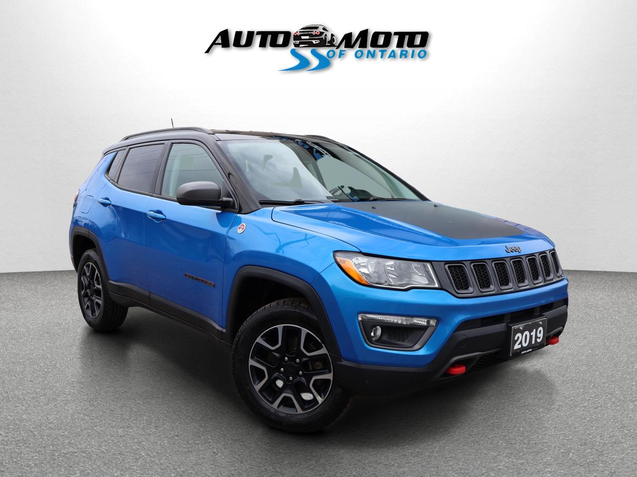 2019 Jeep Compass TRAILHAWK 4WD CERTIFIED *1 OWNER* CAMERA NAV BLUETOOTH LEATHER HEATED SEATS CRUISE ALLOYS - Photo #1