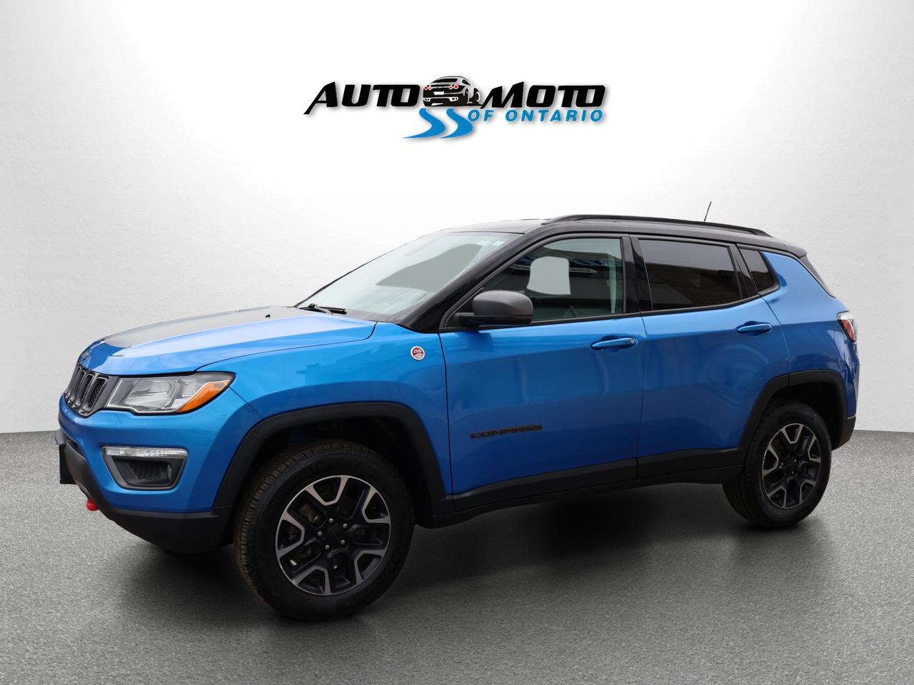 2019 Jeep Compass TRAILHAWK 4WD CERTIFIED *1 OWNER* CAMERA NAV BLUETOOTH LEATHER HEATED SEATS CRUISE ALLOYS Photo2