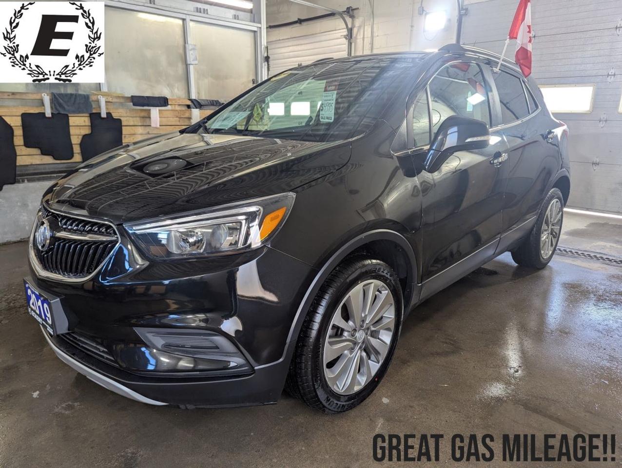 <p>Looking for a stylish and efficient ride perfect for navigating the city or weekend getaways? Check out this sleek, used 2019 Buick Encore Preferred, available now at Eckert Auto Sales, 192 Essa Road, Barrie. This sharp black SUV / Crossover is ready to turn heads with its modern design and comfortable interior. With seating for five and a versatile cargo area, its the ideal vehicle for both daily commutes and spontaneous adventures. Plus, with a fuel-efficient 1.4L 4-cylinder Turbo engine, youll enjoy impressive gas mileage, saving you money at the pump. This Encore has 121,300km on the odometer and is ready for its next chapter with you.</p><p>Inside, youll find a well-appointed cabin, designed with your comfort in mind. The black interior offers a sophisticated and inviting atmosphere, making every drive a pleasure. This Buick Encore Preferred comes equipped with an automatic transmission for effortless driving, and front-wheel drive providing confident handling in various road conditions.</p><p>Here at Eckert Auto Sales we strive to make your purchase experience stress free and enjoyable!! For more information give us a call today (705)797-1100.</p><p>HST and licensing extra</p>