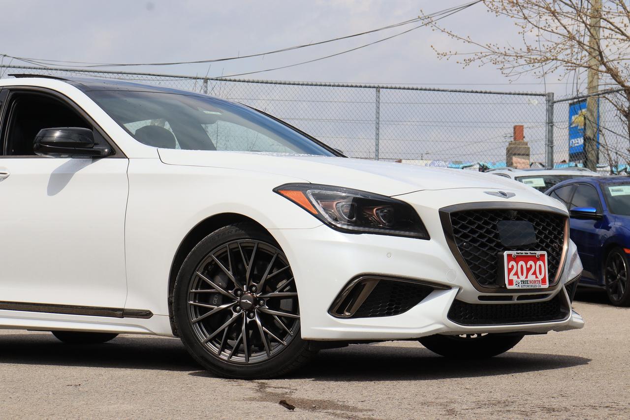 2020 Genesis G80 3.3T Sport | AWD | Leather | Roof | Nav | 360° Cam Photo11