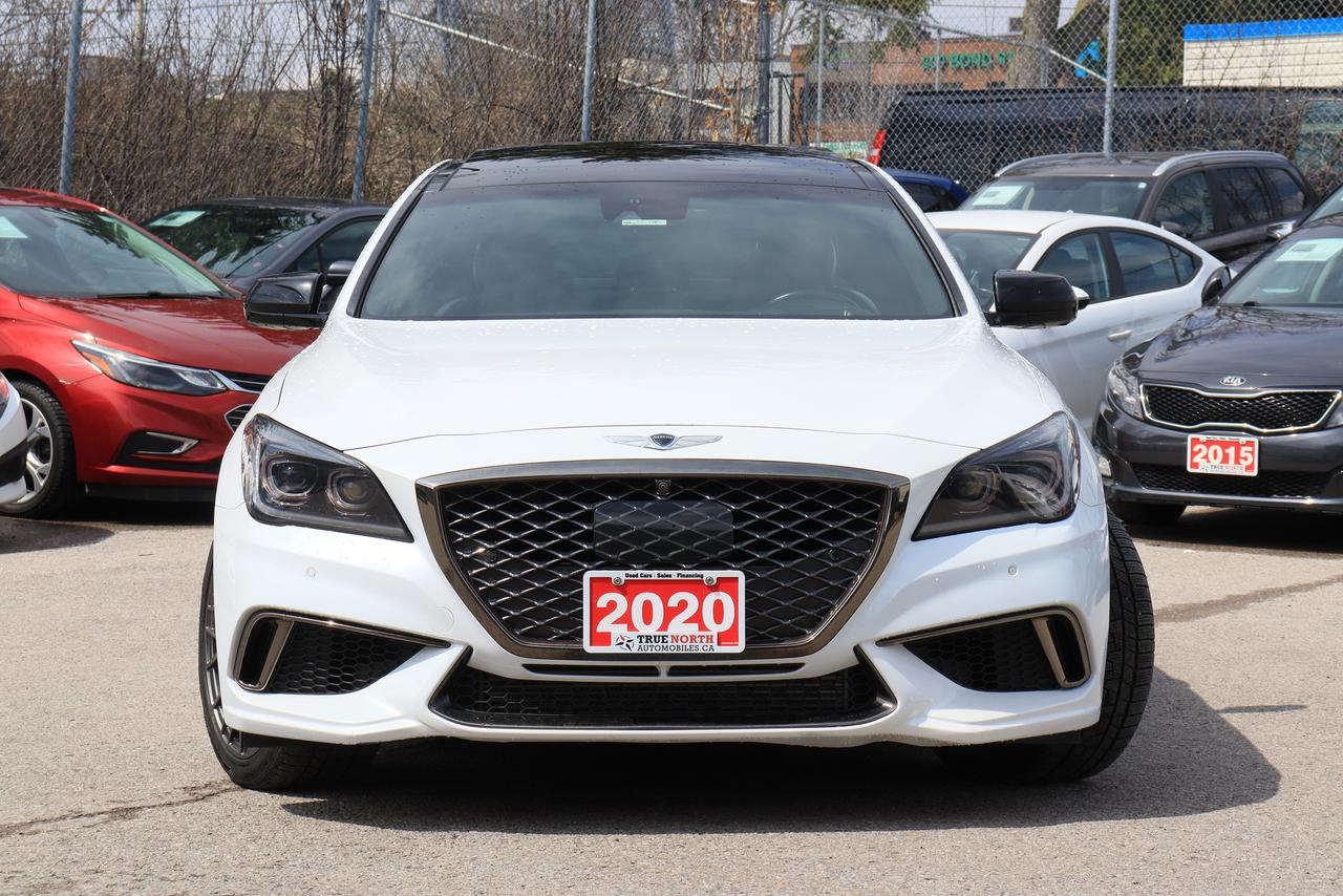 2020 Genesis G80 3.3T Sport | AWD | Leather | Roof | Nav | 360° Cam Photo4