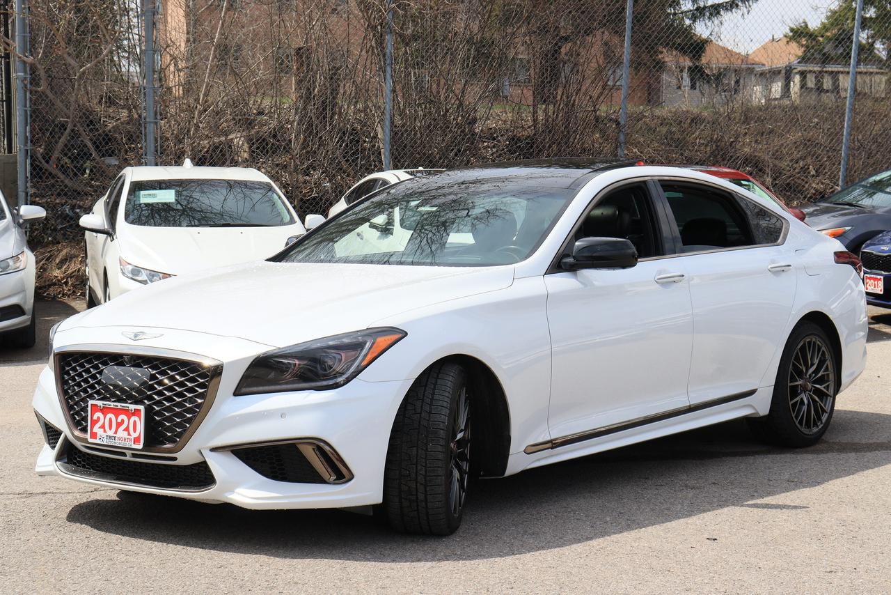 2020 Genesis G80 3.3T Sport | AWD | Leather | Roof | Nav | 360° Cam Photo5