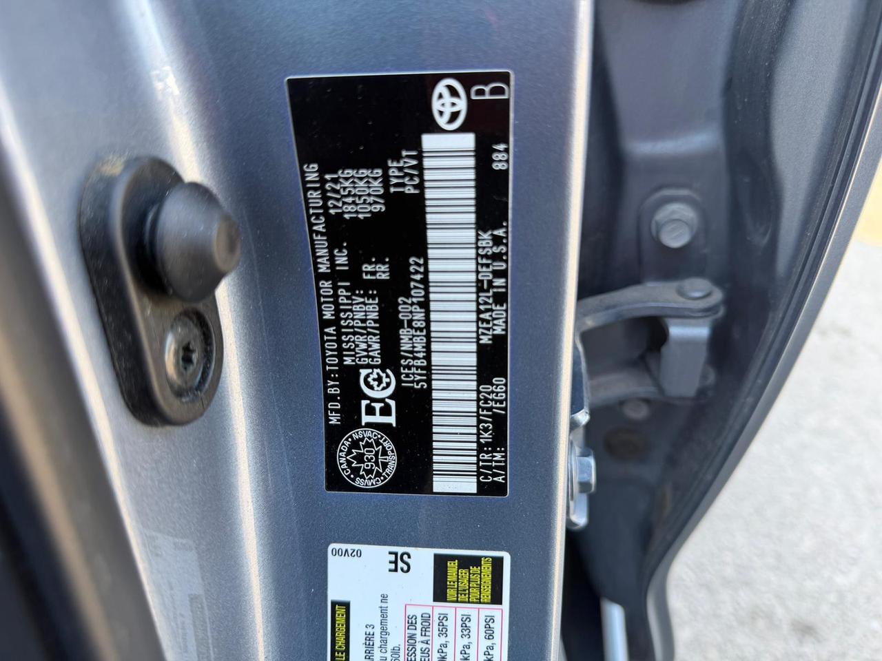 2022 Toyota Corolla SE Photo