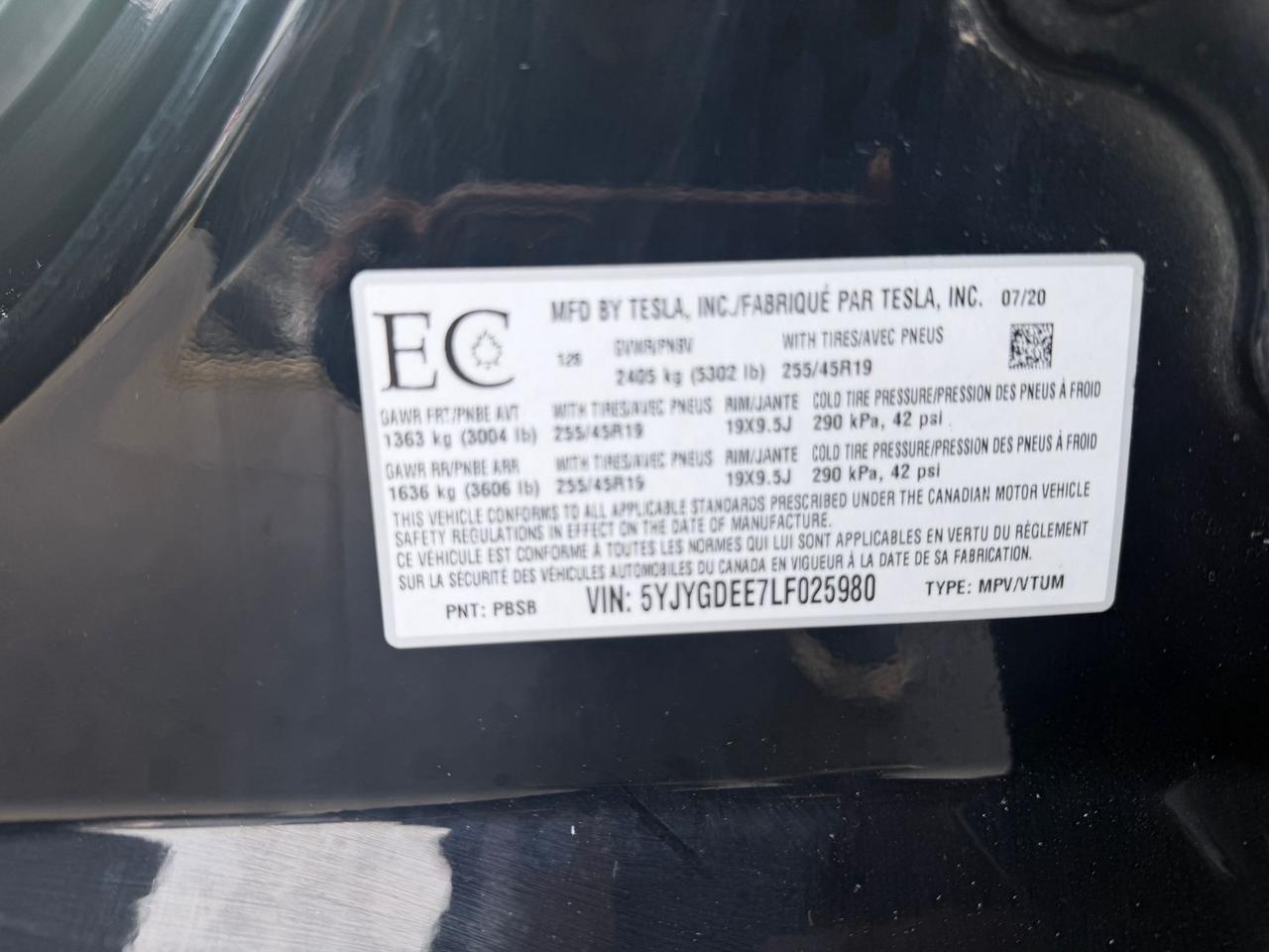2020 Tesla Model Y LONG RANGE Photo