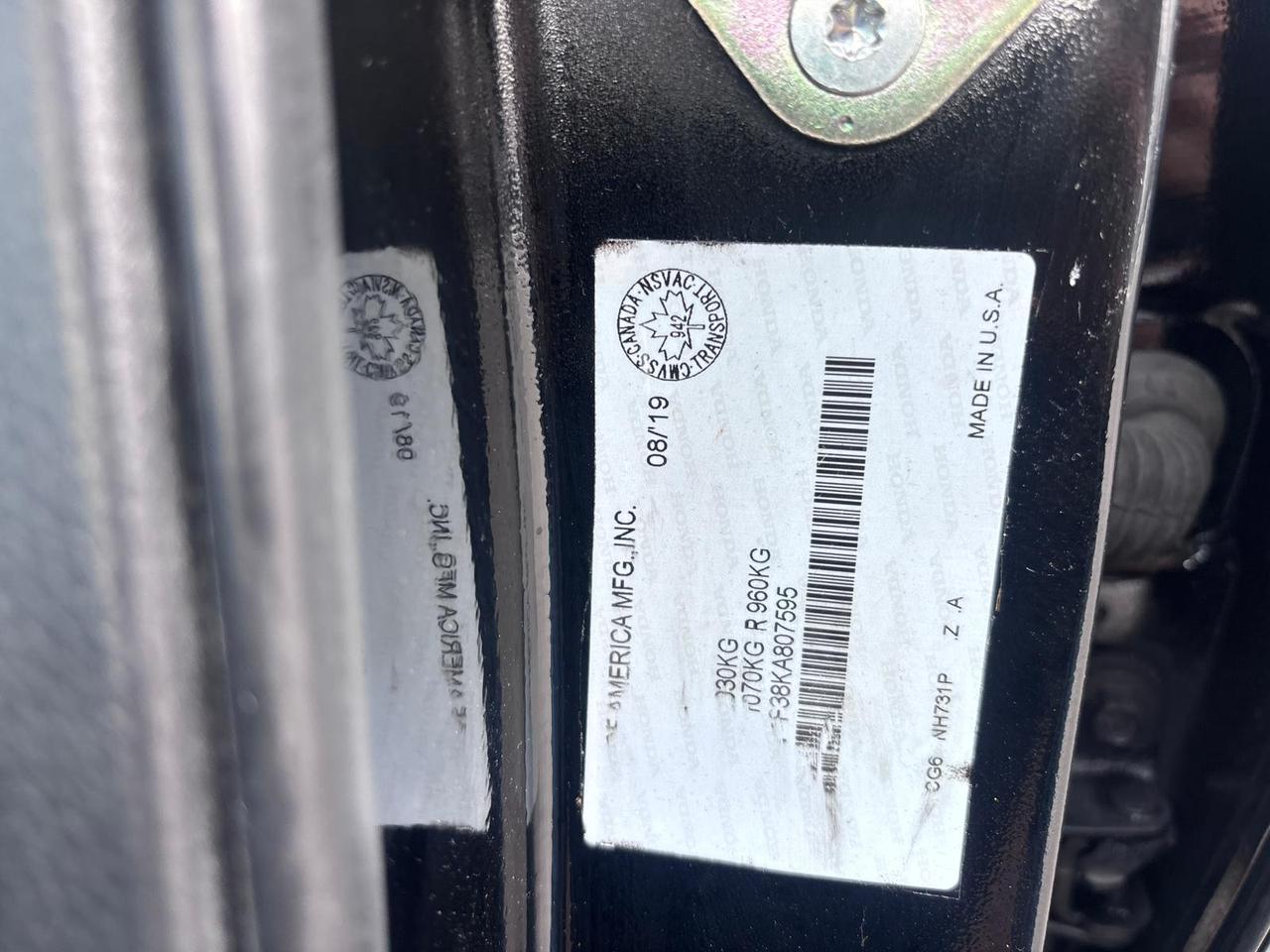 2019 Honda Accord Sport Photo