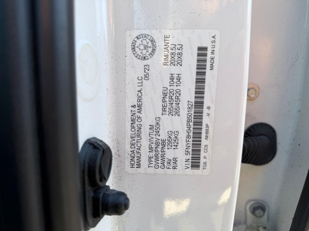 2023 Honda Passport Touring Photo