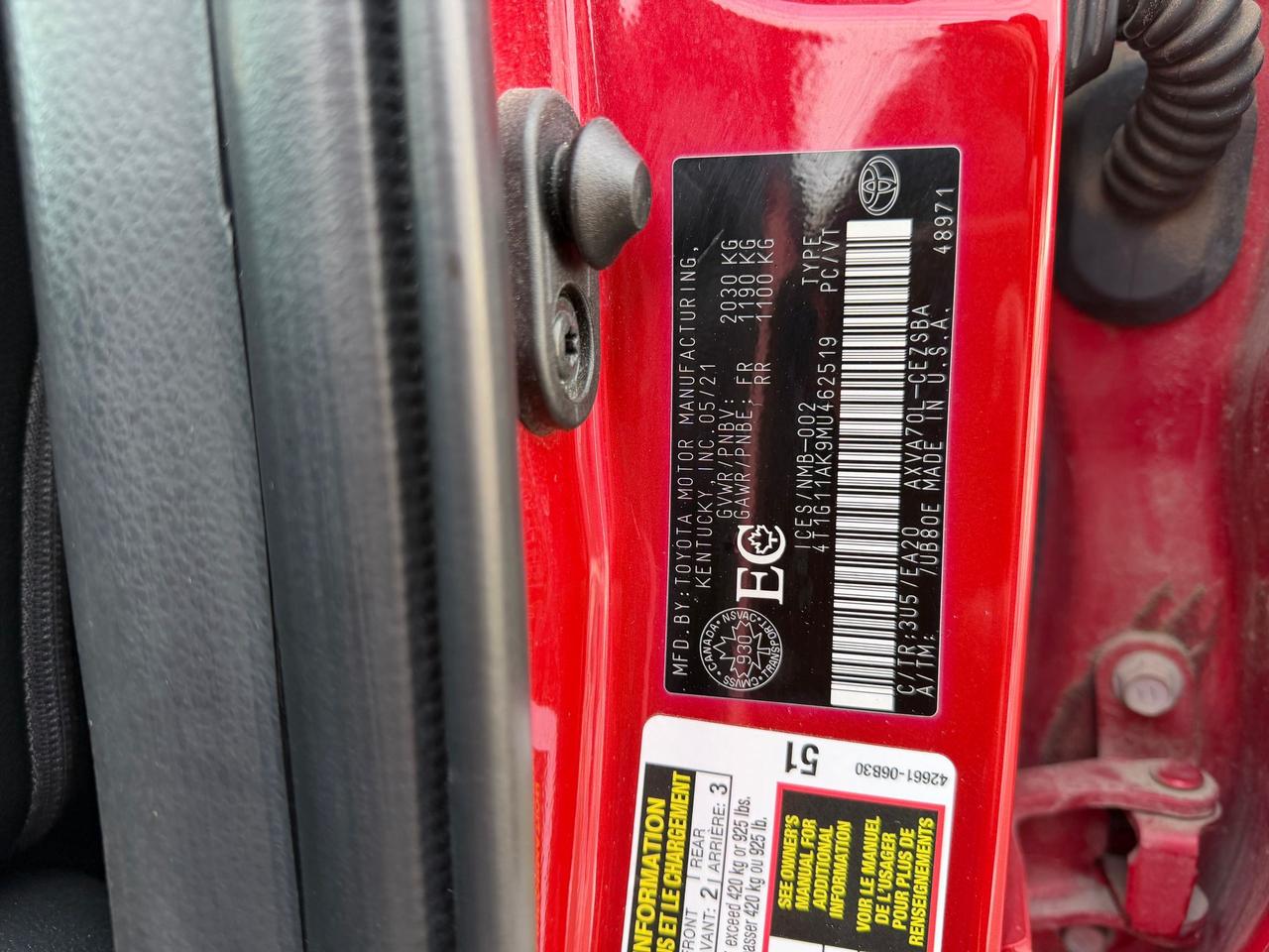 2021 Toyota Camry SE Photo