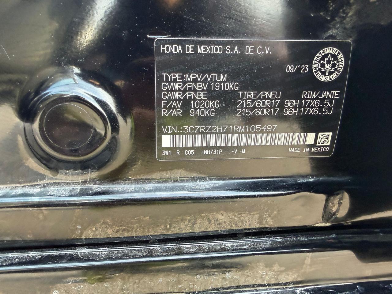 2024 Honda HR-V EX-L Photo