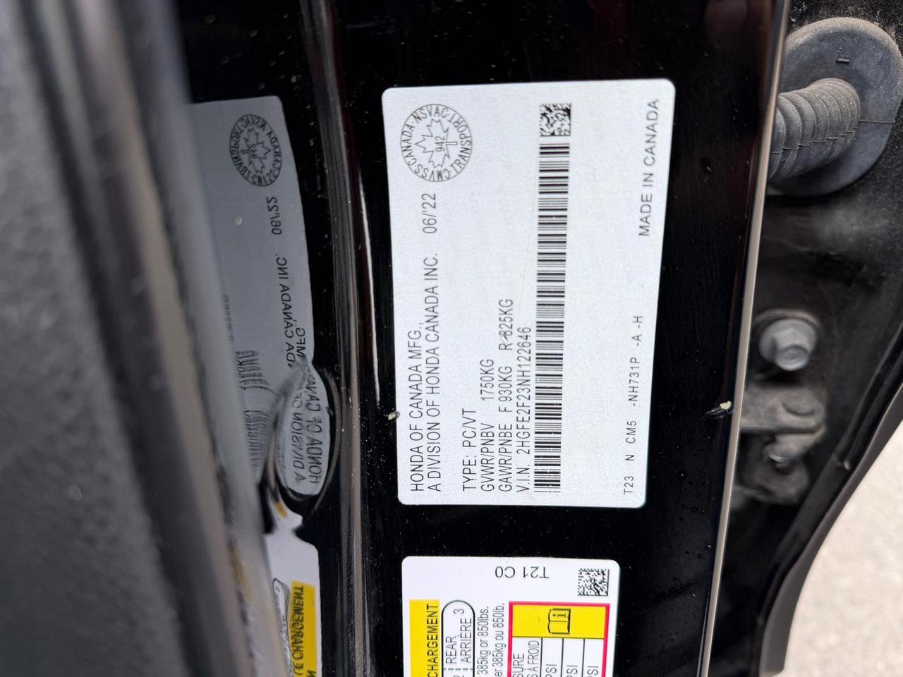 2022 Honda Civic LX Photo