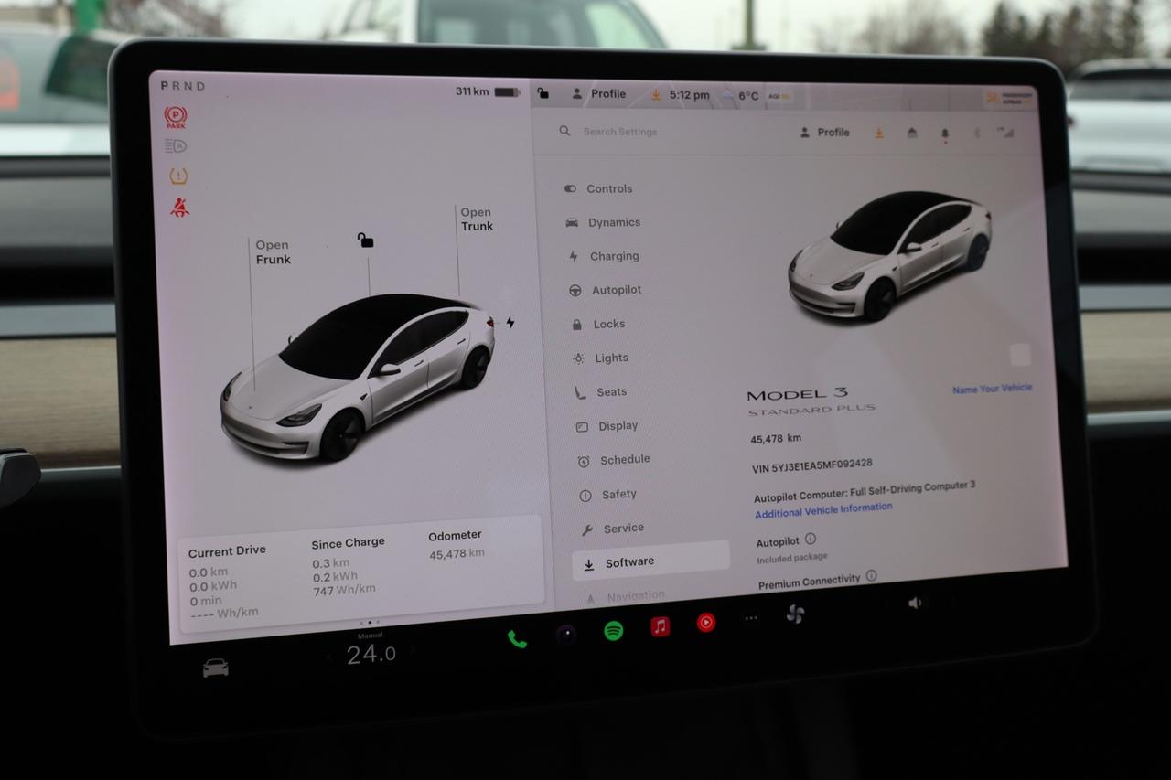 2021 Tesla Model 3 Standard Range Plus   No Accident   Clean Carfax Photo