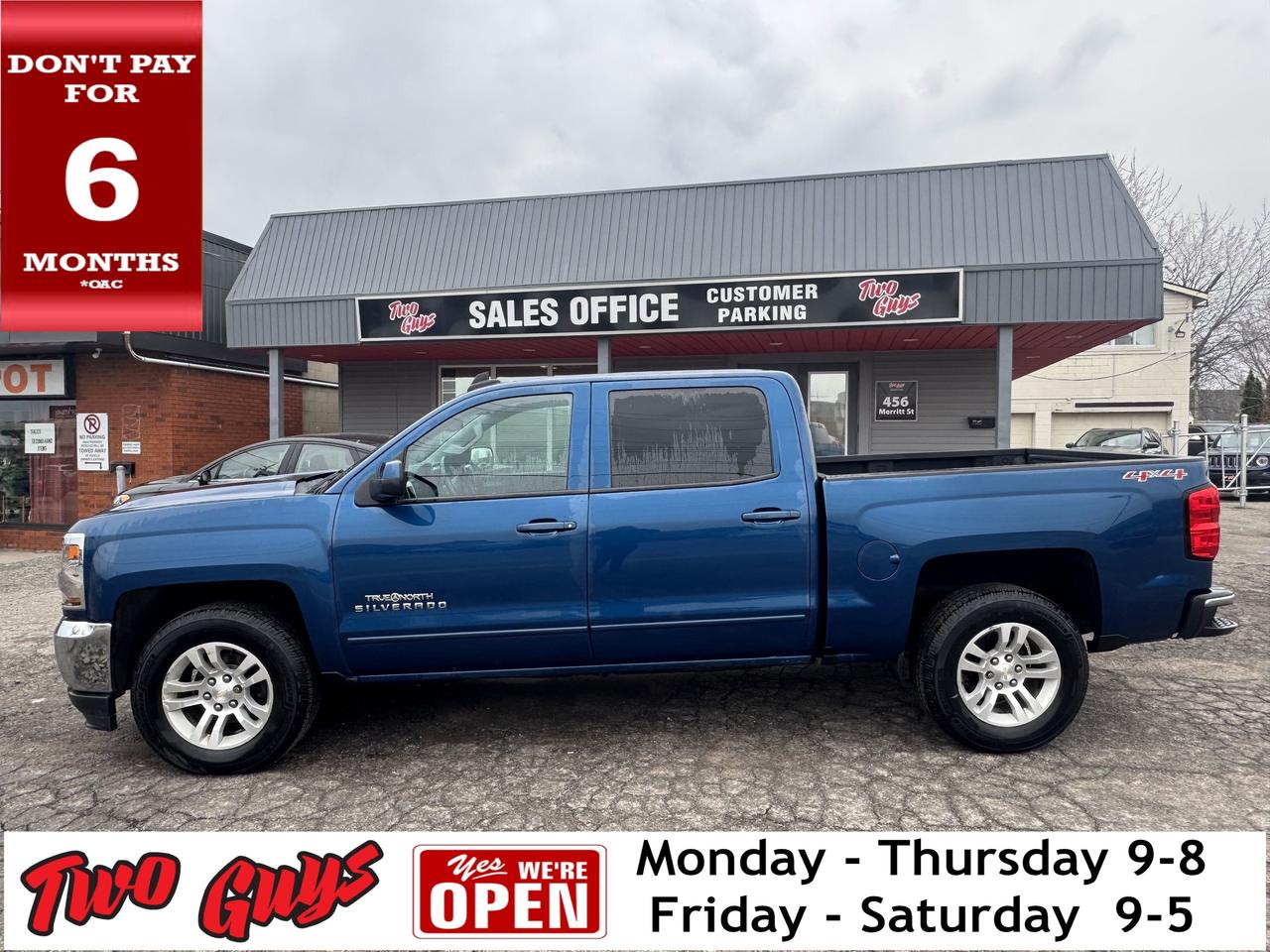 2017 Chevrolet Silverado 1500 4WD Crew Cab 143.5  LT w-1LT Back Up Camera Photo0