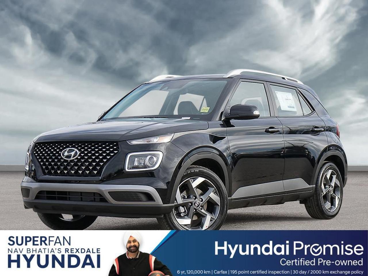 2025 Hyundai Venue CERTIFIED PRE-OWNED   Ultimate IVT wBlack Interior Photo0