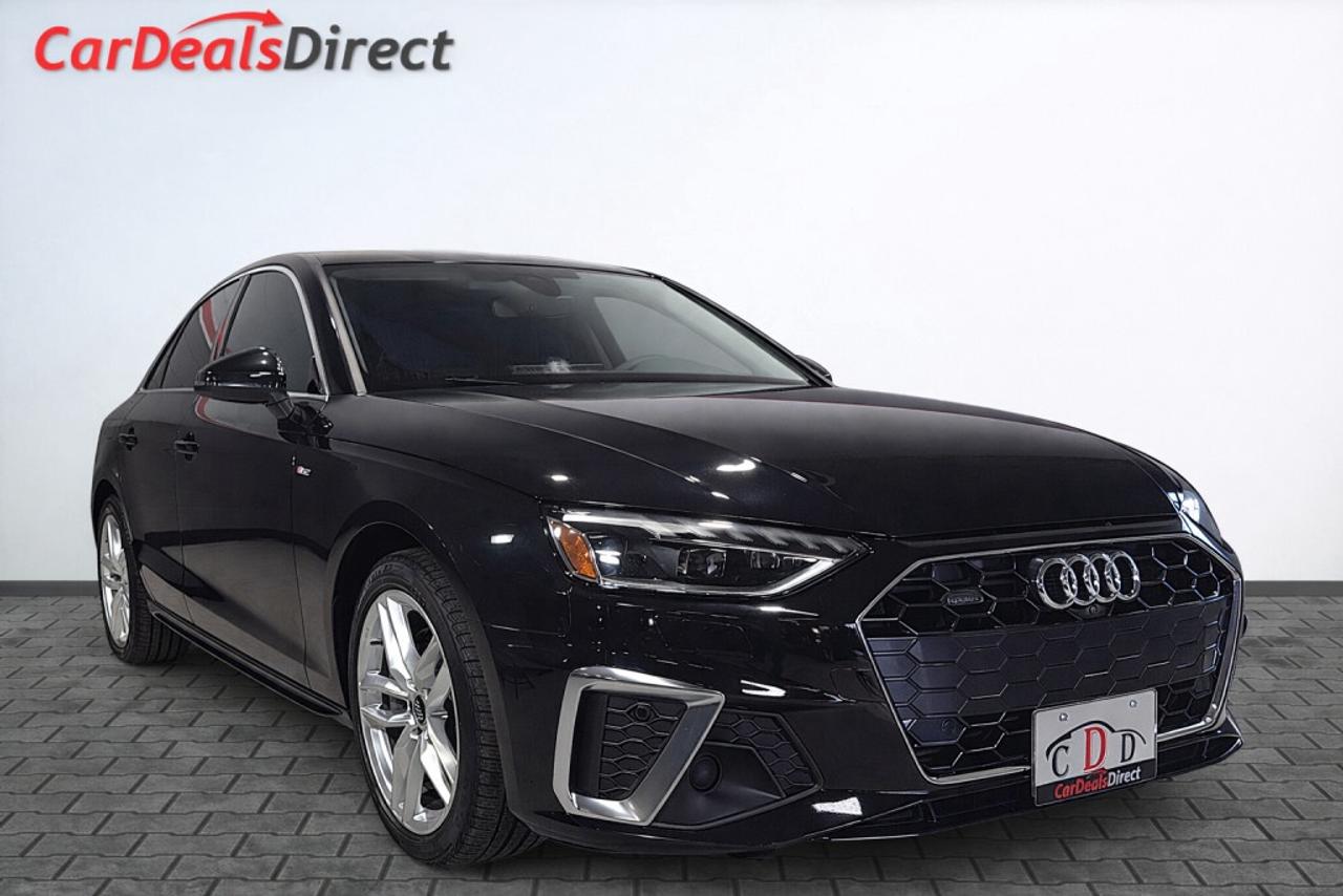 2020 Audi A4 Technik S Line/ NAVI/Leather/Sunroof/Lane Depart/ Photo0