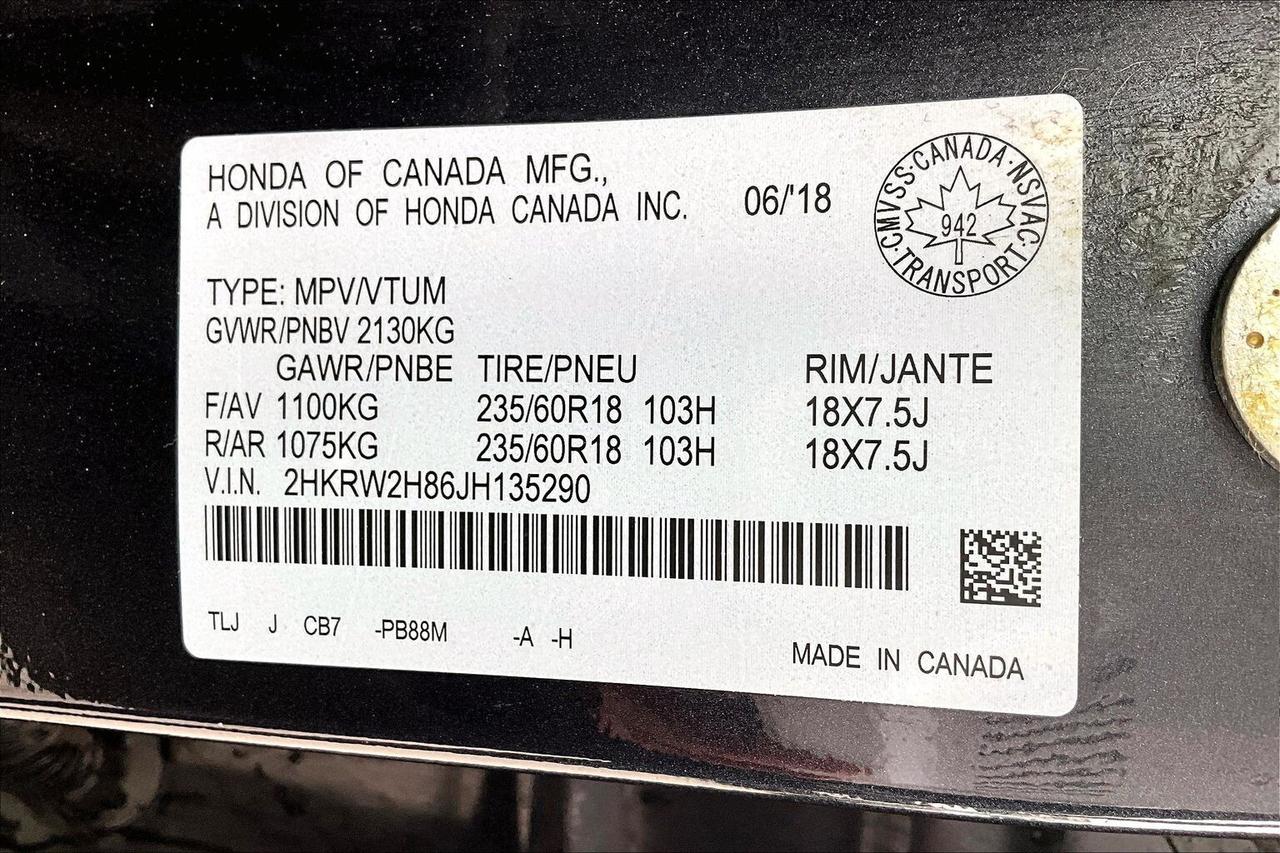 2018 Honda CR-V EX-L AWD   HEATED LEATHER SEATS/STEER   SUNROOF Photo