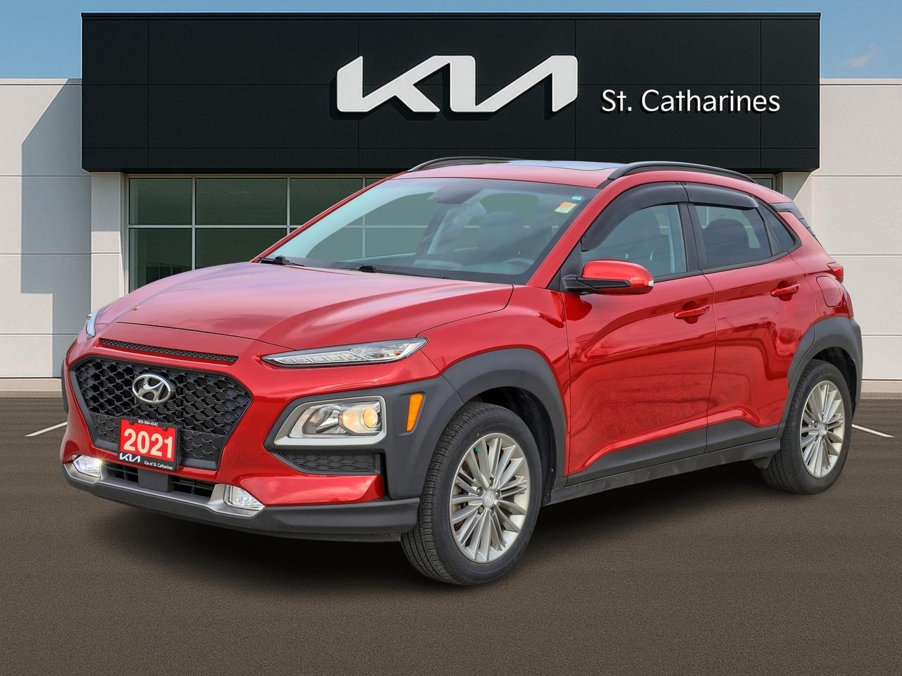 2021 Hyundai KONA Luxury AWD   Leather   Sunroof   Radar Cruise Photo
