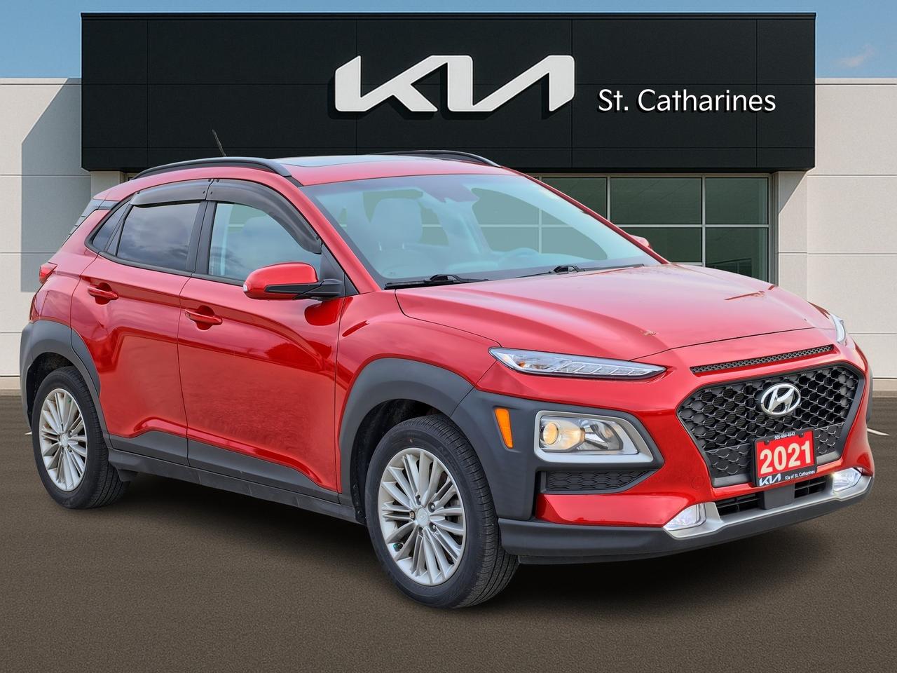 2021 Hyundai KONA Luxury AWD   Leather   Sunroof   Radar Cruise Photo
