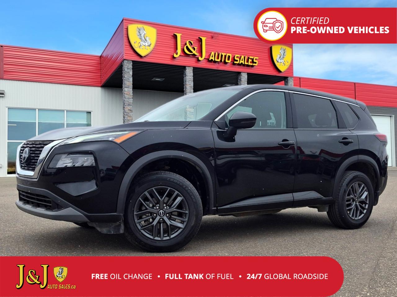Black 2023 Nissan Rogue S AWD CVT 2.5L 4-Cylinder DOHC 16V Welcome to our dealership, where we cater to every car shoppers needs with our diverse range of vehicles. Whether youre seeking peace of mind with our meticulously inspected and Certified Pre-Owned vehicles, looking for great value with our carefully selected Value Line options, or are a hands-on enthusiast ready to tackle a project with our As-Is mechanic specials, weve got something for everyone. At our dealership, quality, affordability, and variety come together to ensure that every customer drives away satisfied. Experience the difference and find your perfect match with us today.<br><br>AWD.