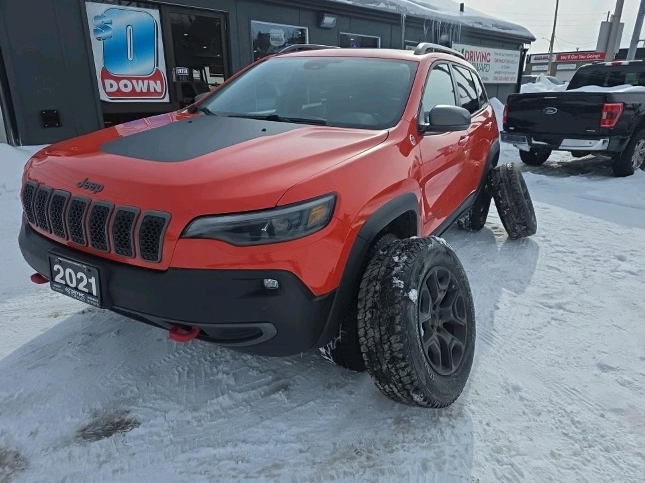 Used 2021 Jeep Cherokee Trailhawk TRAILHAWK ELITE for sale in Greater Sudbury, ON