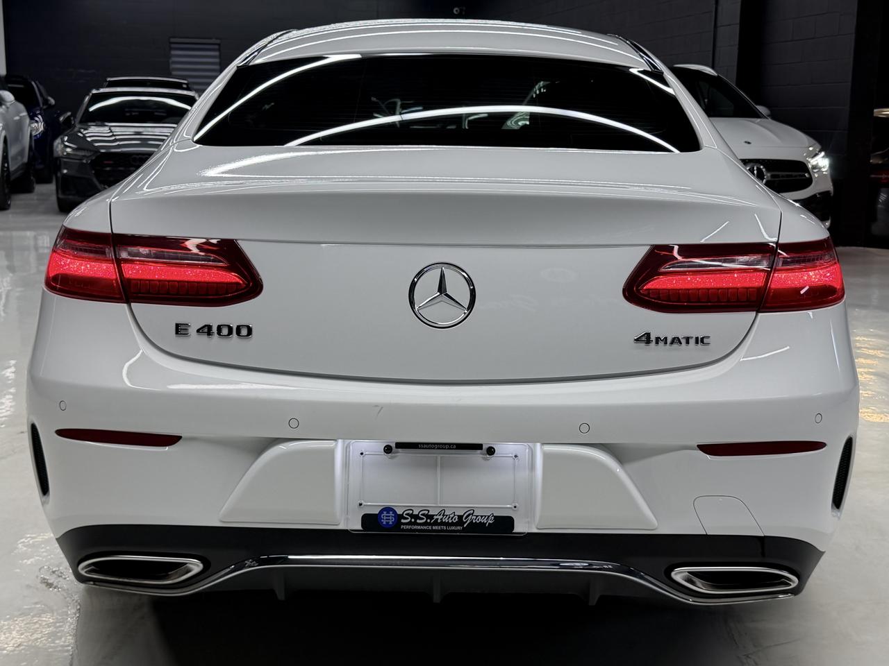 2018 Mercedes-Benz E400 4MATIC AMG PKG|COUPE|RED INT.|NAV|360CAM|HUD|BSM| Photo4