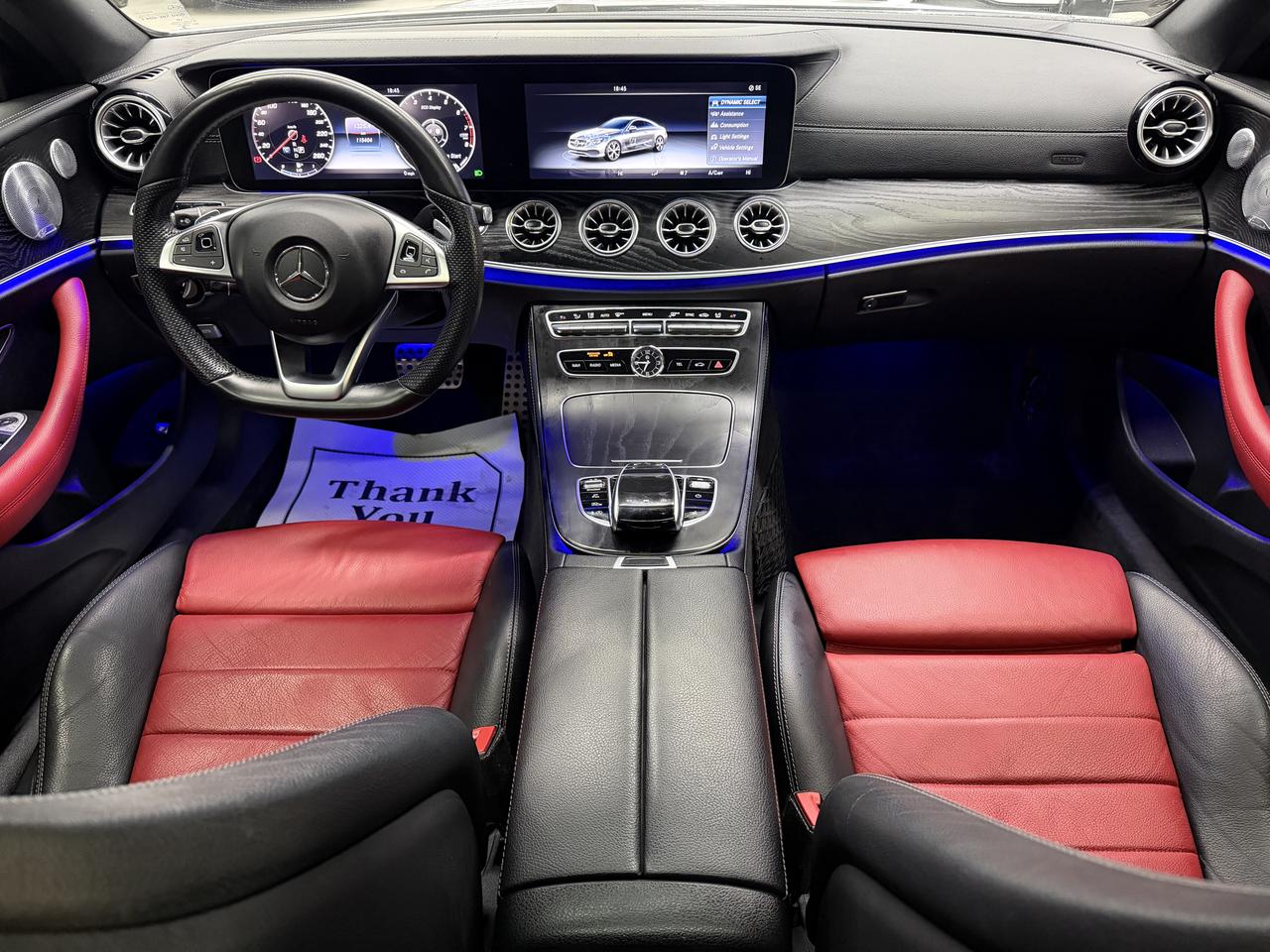 2018 Mercedes-Benz E400 4MATIC AMG PKG|COUPE|RED INT.|NAV|360CAM|HUD|BSM| Photo