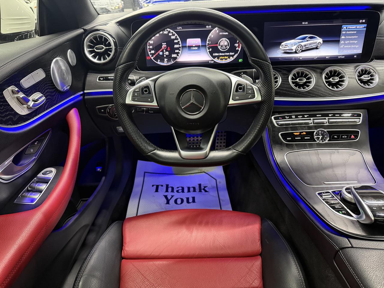 2018 Mercedes-Benz E400 4MATIC AMG PKG|COUPE|RED INT.|NAV|360CAM|HUD|BSM| Photo