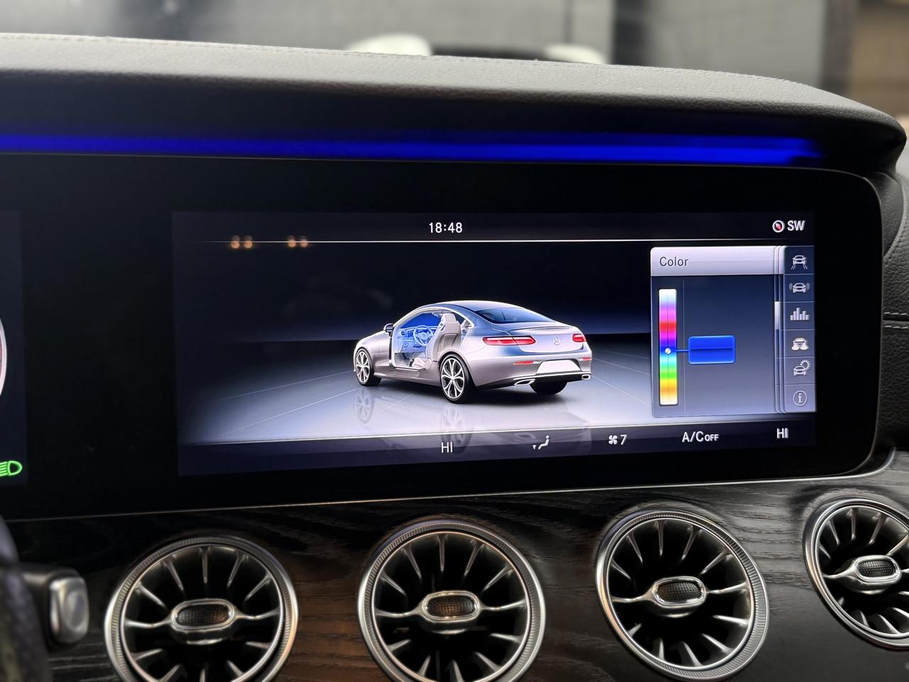 2018 Mercedes-Benz E400 4MATIC AMG PKG|COUPE|RED INT.|NAV|360CAM|HUD|BSM| Photo