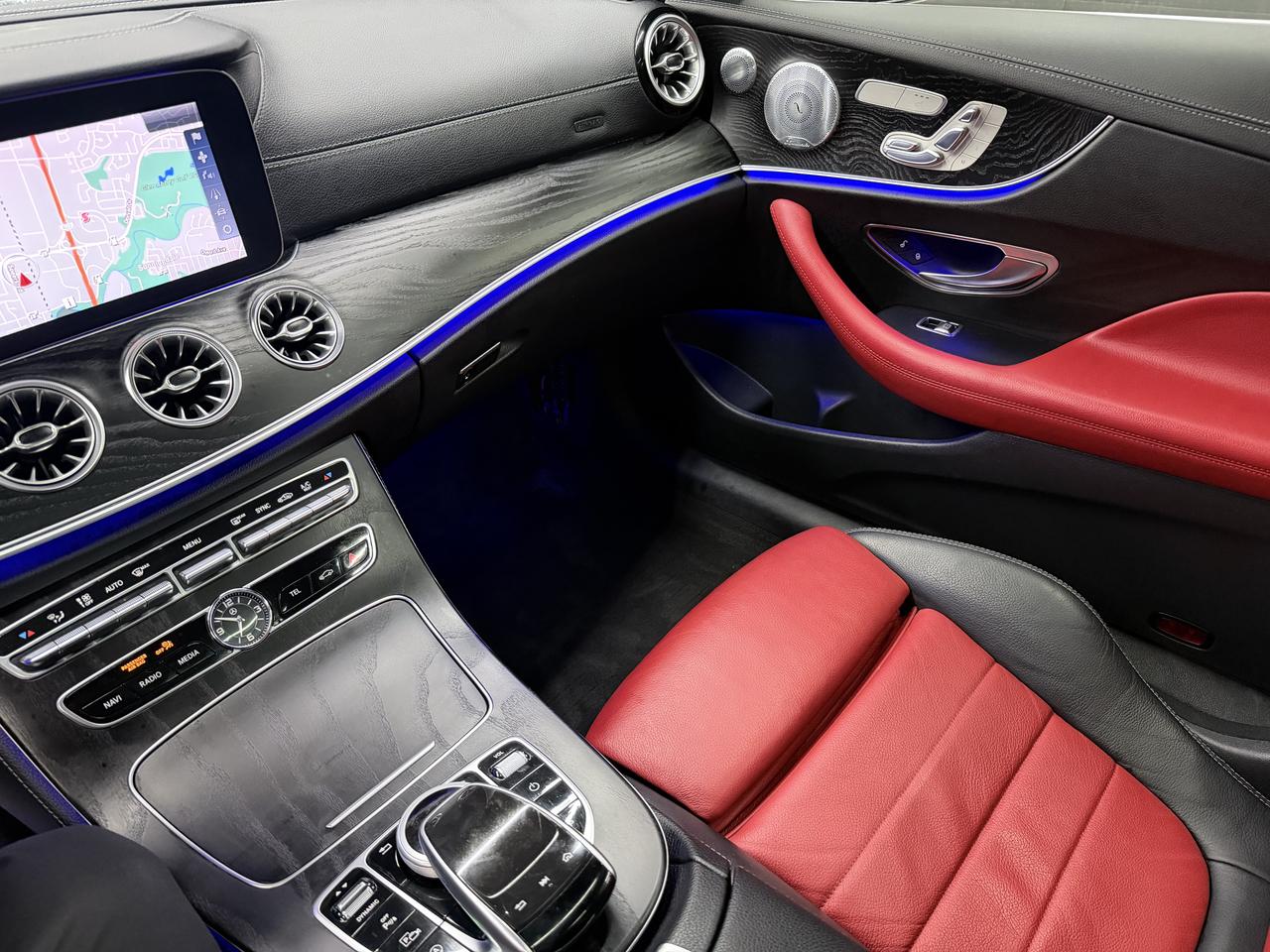 2018 Mercedes-Benz E400 4MATIC AMG PKG|COUPE|RED INT.|NAV|360CAM|HUD|BSM| Photo