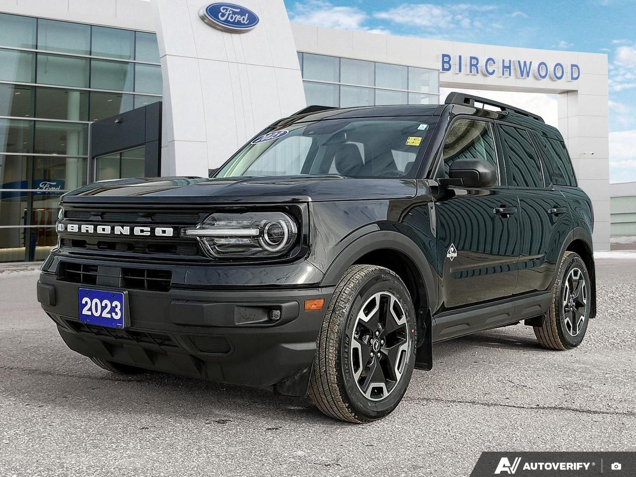 Discover the rugged elegance of this 2023 Ford Bronco Sport Outer Banks! With its accident-free history and capable 4WD system, this SUV is ready for your next adventure.

Key Features:
- Shadow Black exterior with stylish Navy Pier interior
- Efficient 1.5L 3-cylinder engine with automatic transmission
- Advanced Ford Co-Pilot360 safety suite
- BLIS (Blind Spot Information System) for enhanced awareness
- Heated leather-wrapped steering wheel for comfort
- Dual-zone automatic climate control
- FordPass Connect 4G mobile hotspot for on-the-go connectivity
- Compact spare tire for peace of mind on long trips

Experience the versatility of the Bronco Sport today! Visit Birchwood Ford online or in person to schedule a test drive. Our team is ready to answer any questions and help you start your journey with this exceptional vehicle. Dont miss out on this opportunity to own a piece of Fords legendary off-road heritage.
Birchwood Ford on Regent is the Home of Market Value Pricing.


Reconditioning our Pre-Owned Inventory is a source of pride for us! We complete an extremely thorough process both mechanically and cosmetically before it passes our standard. Our customers can shop with confidence knowing Birchwood Ford has won AutoTraders 2024 Best Priced Dealer Award. Transparency is what you deserve! 

When purchasing a pre-owned vehicle from us we will share all of the information on the vehicle. Including CARFAX, a copy of all the inspections we performed, a copy of the invoices showing you exactly what we did & spent on reconditioning the vehicle.



Call us at 204-661-9555or go to WWW.BIRCHWOODFORD.CA to browse our inventory! 

People who Try Birchwood Ford Buy from Birchwood Ford!   

       

Dealer permit #4454
Dealer permit #4454