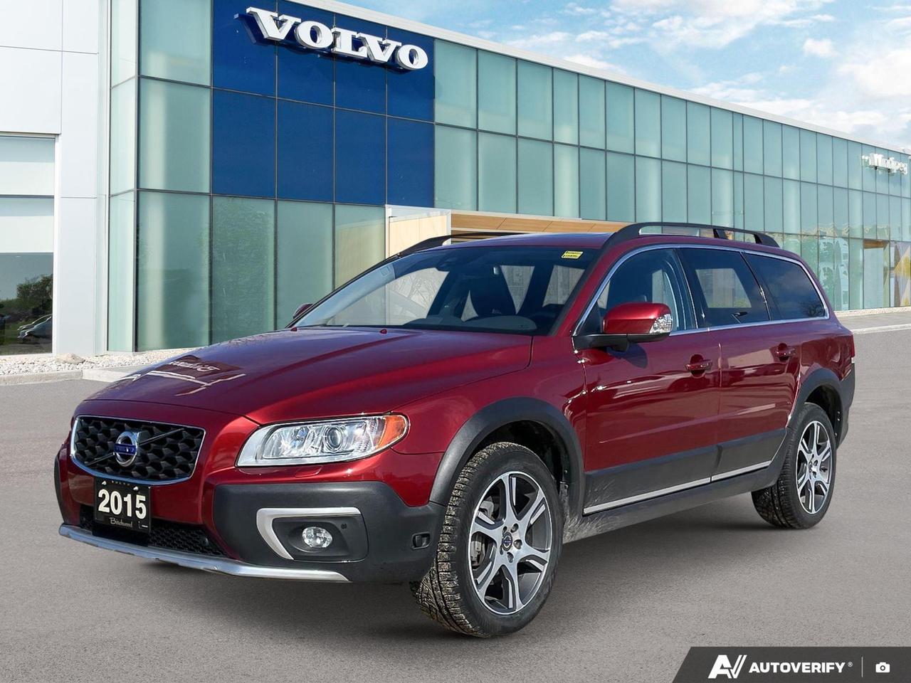 Good Condition!
This 2015 Volvo XC70 T6 Premier Plus in striking Flaminco Red Metallic is a well-equipped all-weather wagon built for those who value practicality without sacrificing refinement. With AWD, genuine wood interior trim, and a thoughtful suite of comfort and safety features, this XC70 delivers the elevated driving experience Volvo is known for  at a used price point.

Key Features
- Full-Time All-Wheel Drive  ready for Manitoba winters year-round
- Flaminco Red Metallic exterior with black interior and genuine wood trim accents
- Heated front bucket seats with power drivers seat with memory and power passenger seat
- Dual Zone Front Automatic Air Conditioning for personalized comfort
- Panoramic glass sunroof with express open/close and sunshade
- 18 Zephyrus alloy wheels with Pirelli all-season tires
- Blind Spot Detection and full airbag suite including curtain airbags
- Rain-sensing wipers, auto-dimming rearview mirror, and garage door transmitter

This XC70 has been locally owned and represents a solid opportunity to get into a capable, well-appointed Volvo wagon. Visit Volvo Cars Winnipeg online at volvocarswinnipeg.com to reserve this vehicle, start your purchase, or book a test drive  our team is happy to answer any questions you may have.
Experience is Everything at Volvo Cars Winnipeg. We strive to give you a seamless experience, whether you are shopping for a vehicle, or allowing our professional parts and service teams to assist with caring for one. Providing you best-in-class experience is truly everything for us.

With extremely high reconditioning standards and a well-trained staff you can rest easy knowing we are here to answer any questions you may have!

Enjoy our exclusive benefits, including personalized pick-up/drop off services, low finance rates, extended warranties, and dedicated factory-trained Volvo technicians.

Configure and customize your purchase today at www.volvocarswinnipeg.com!

Ph: 204-452-0756
Dealer permit #5564