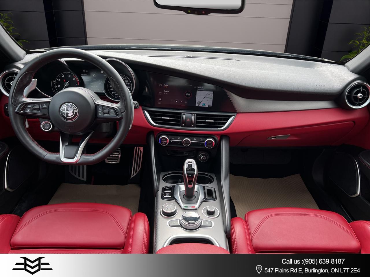 2021 Alfa Romeo Giulia Ti SPORT - AWD - One Owner - Navi - Leather !! Photo
