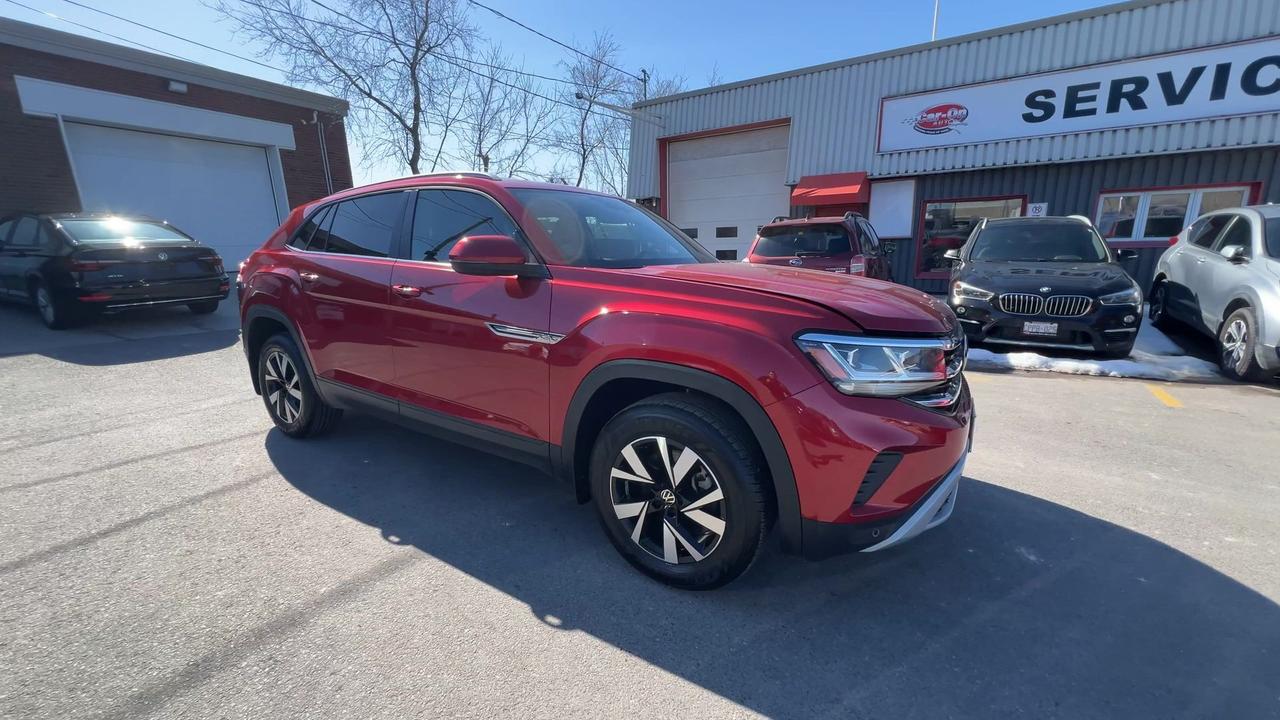 2021 Volkswagen Atlas Cross Sport COMFORTLINE AWD | HTD LEATHER | CARPLAY | ALLOYS Photo