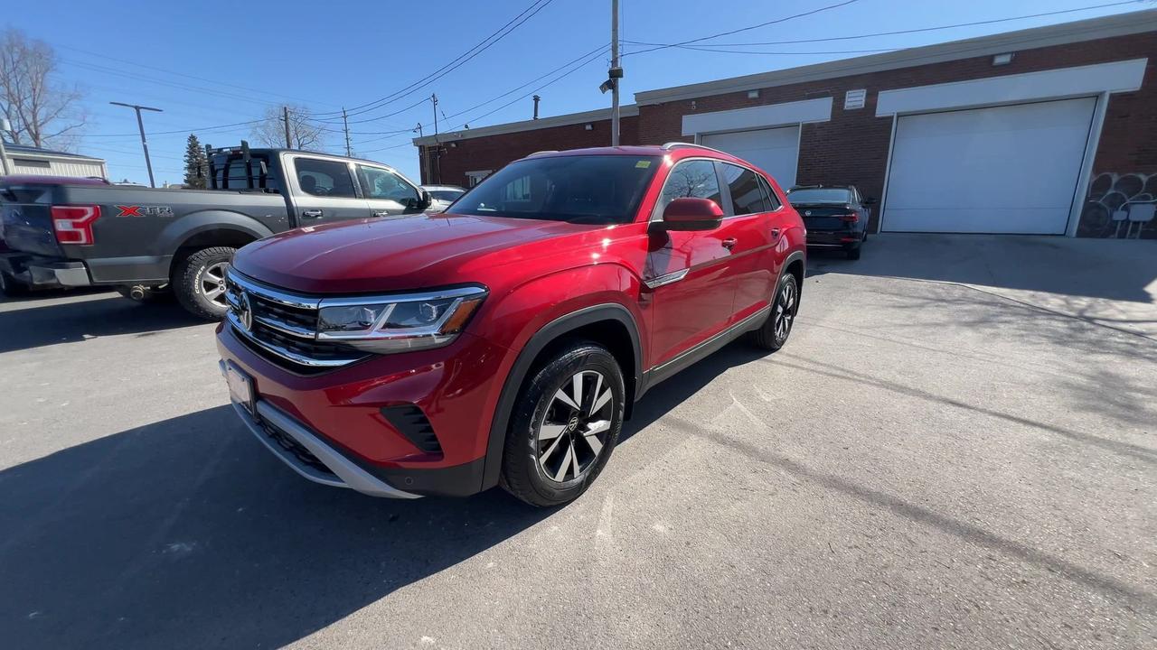 2021 Volkswagen Atlas Cross Sport COMFORTLINE AWD | HTD LEATHER | CARPLAY | ALLOYS Photo