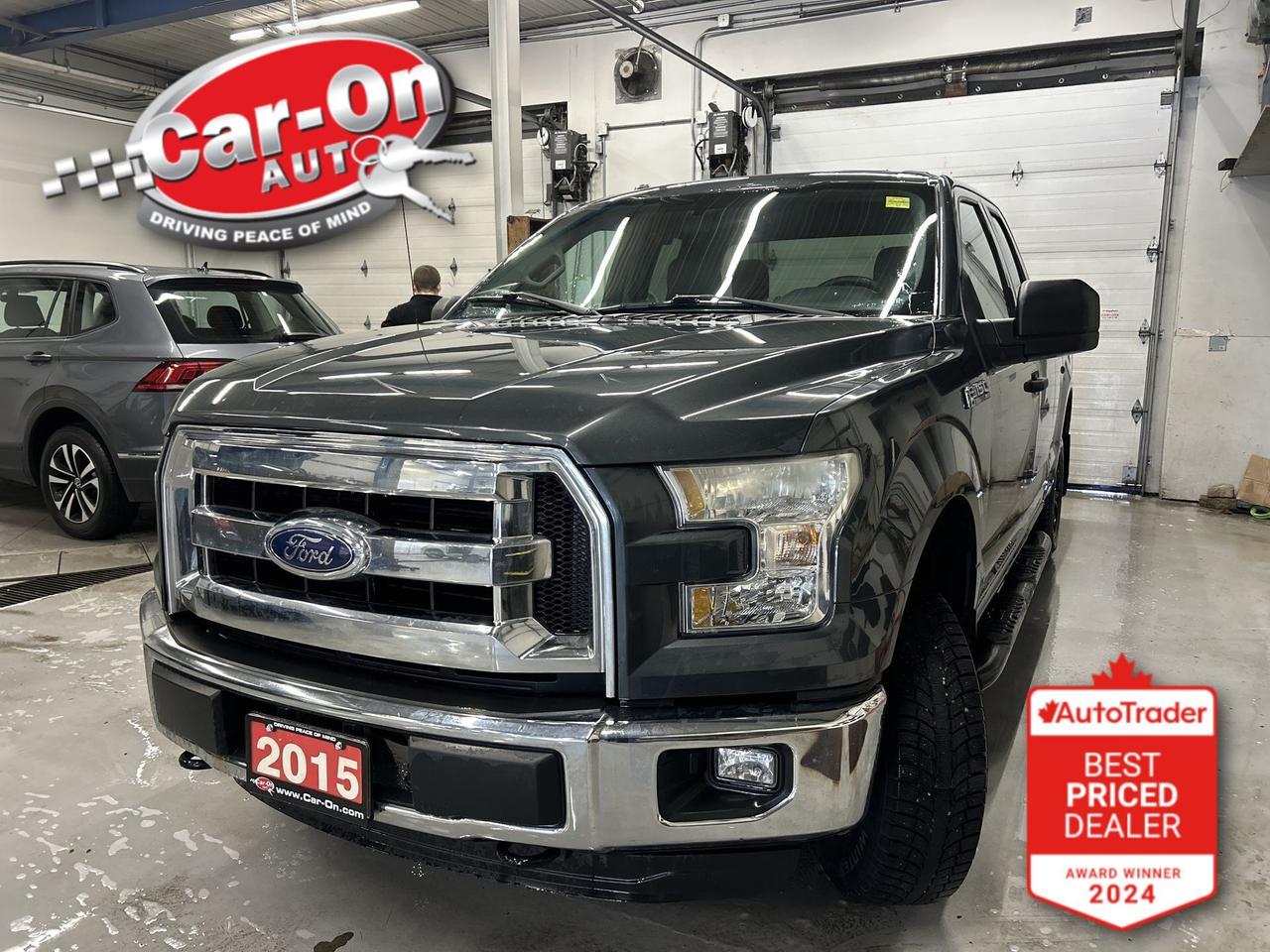 LOW KMS!! READY TO WORK XLT 4X4 W/ 5.0L V8!! Bluetooth, air conditioning, tow package, 6-foot 6-inch box w/ bedliner, fog lights, keyless entry, power locks, power windows, power mirrors, automatic headlights, cruise control and more!!This vehicle just landed and is awaiting a full detail and photo shoot. Contact us and book your viewing today!