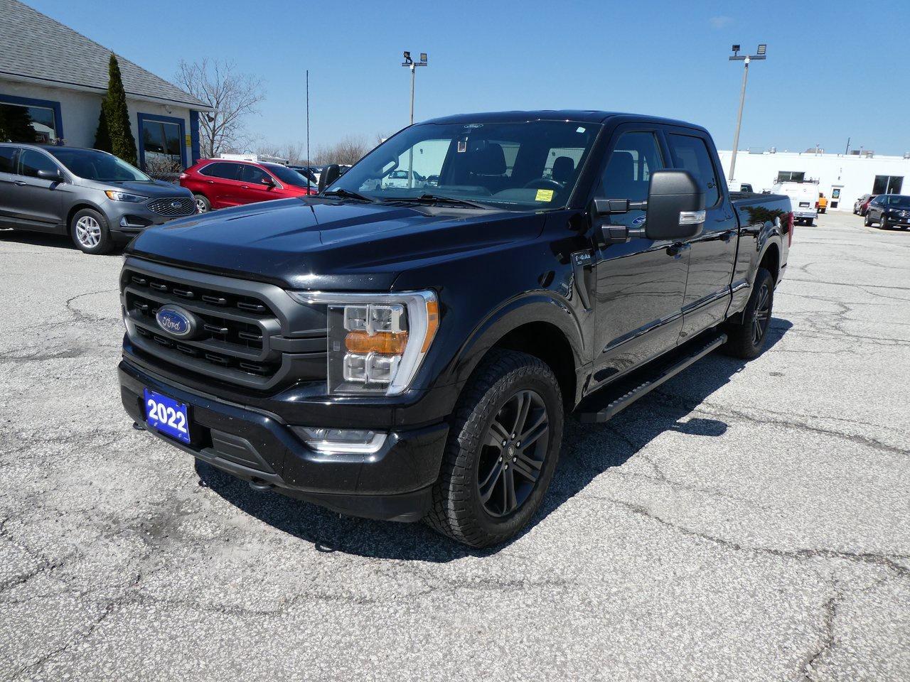 Navigation, Navi, GPS, Backup Camera, Apple CarPlay / Android Auto, Heated Seats, 4X4, Non Smoker, 4WD. Recent Arrival! Agate Black Metallic 2022 Ford F-150 XLT | Nav | Backup Cam | Heated Seats | CARFAX One-Owner. Save time, money, and frustration with our transparent, no hassle pricing. Using the latest technology, we shop the competition for you and price our pre-owned vehicles to give you the best value, upfront, every time and back it up with a free market value report so you know you are getting the best deal! Every Pre-Owned vehicle at Ken Knapp Ford goes through a high quality, rigorous cosmetic and mechanical safety inspection. We ensure and promise you will not be disappointed in the quality and condition of our inventory. A free CarFax Vehicle History report is available on every vehicle in our inventory. Ken Knapp Ford proudly sits in the small town of Essex, Ontario. We are family owned and operated since its beginning in November of 1983. Ken Knapp Ford has used this time to grow and ensure a convenient car buying experience that solely relies on customer satisfaction; this is how we have won 23 Presidents Awards for exceptional customer satisfaction! If you are seeking the ultimate buying experience for your next vehicle and want the best coffee, a truly relaxed atmosphere, to deal with a 4.7 out of 5 star Google review dealership, and a dog park on site to enjoy for your longer visits; we truly have it all here at Ken Knapp Ford. Where customers dont care how much you know, until they know how much you care.