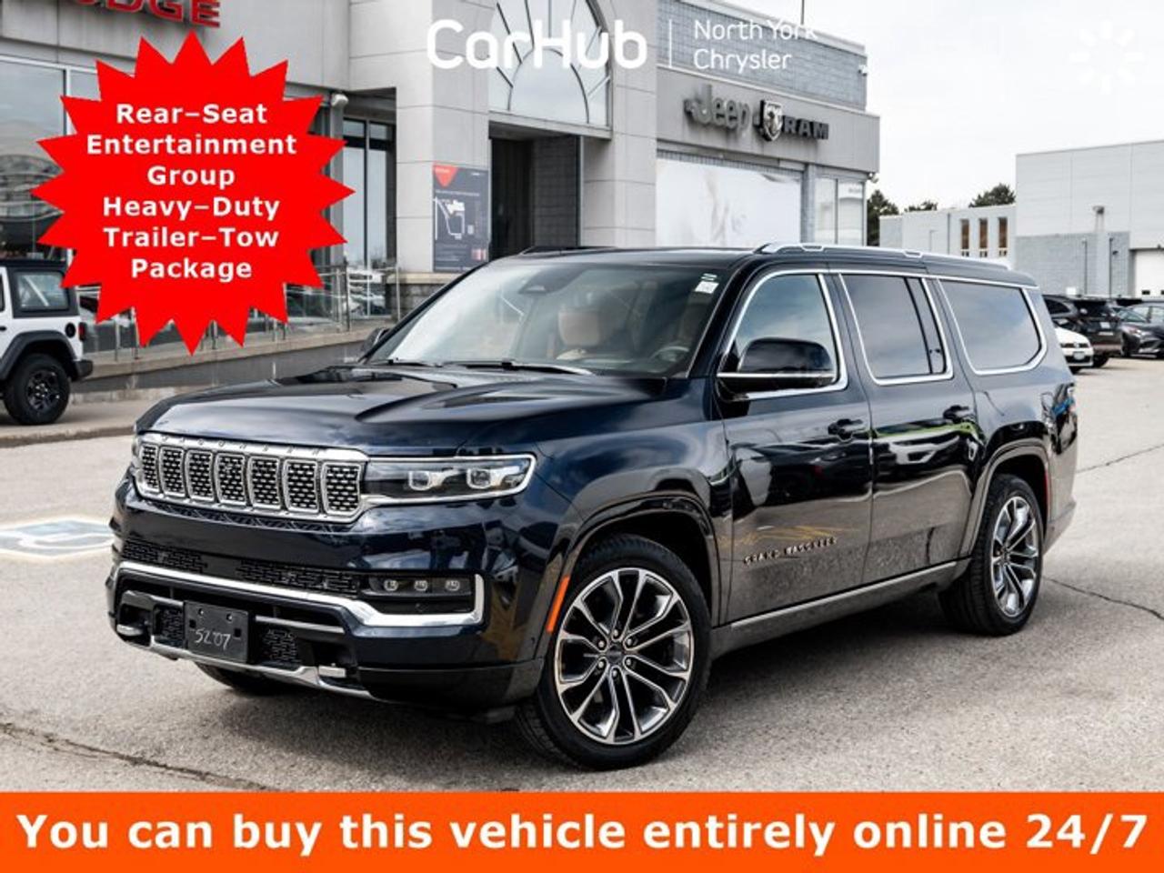 2023 Jeep Grand Wagoneer L Series III RearSeat Entertainment Group  HeavyDuty TrailerTow Package Photo