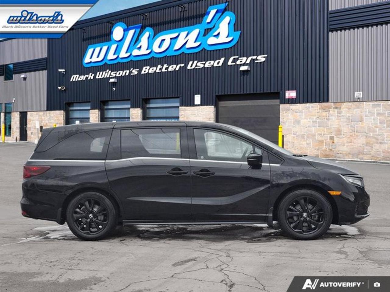 2024 Honda Odyssey Black Edition | Leather | Nav | Sunroof | DVD | Heated Seats + Ventilated Seats | and More ! Photo